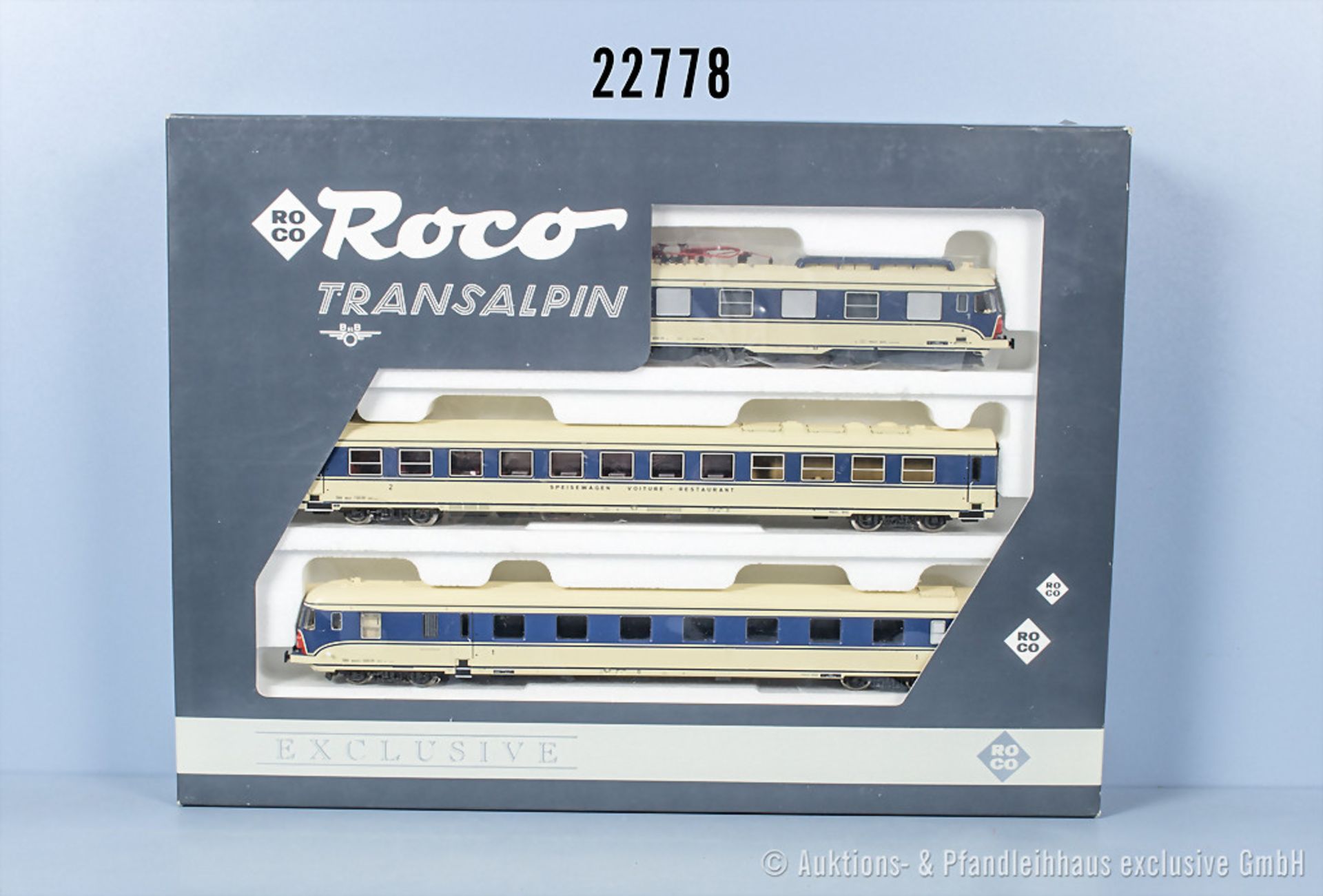 Roco H0 43894 3-teiliger Elektrotriebzug Trans Alpin der ÖBB, BN 4010.05, Z 0-1, in OVP, ...