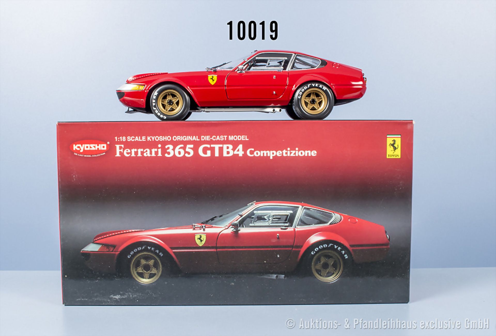 Kyosho 08163R Ferrari 365 GTB4 Competizione, Metall, 1:18, Z 0, ...