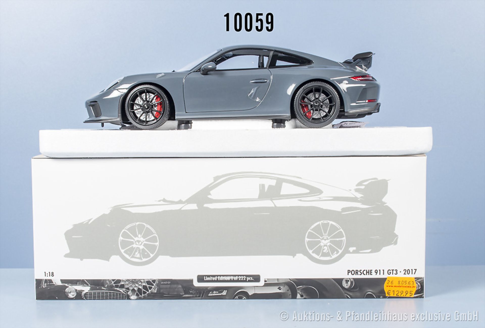 Minichamps Porsche 911 GT3 - 2017, Metall, 1:18, Z 0, OVP, limitiert ...