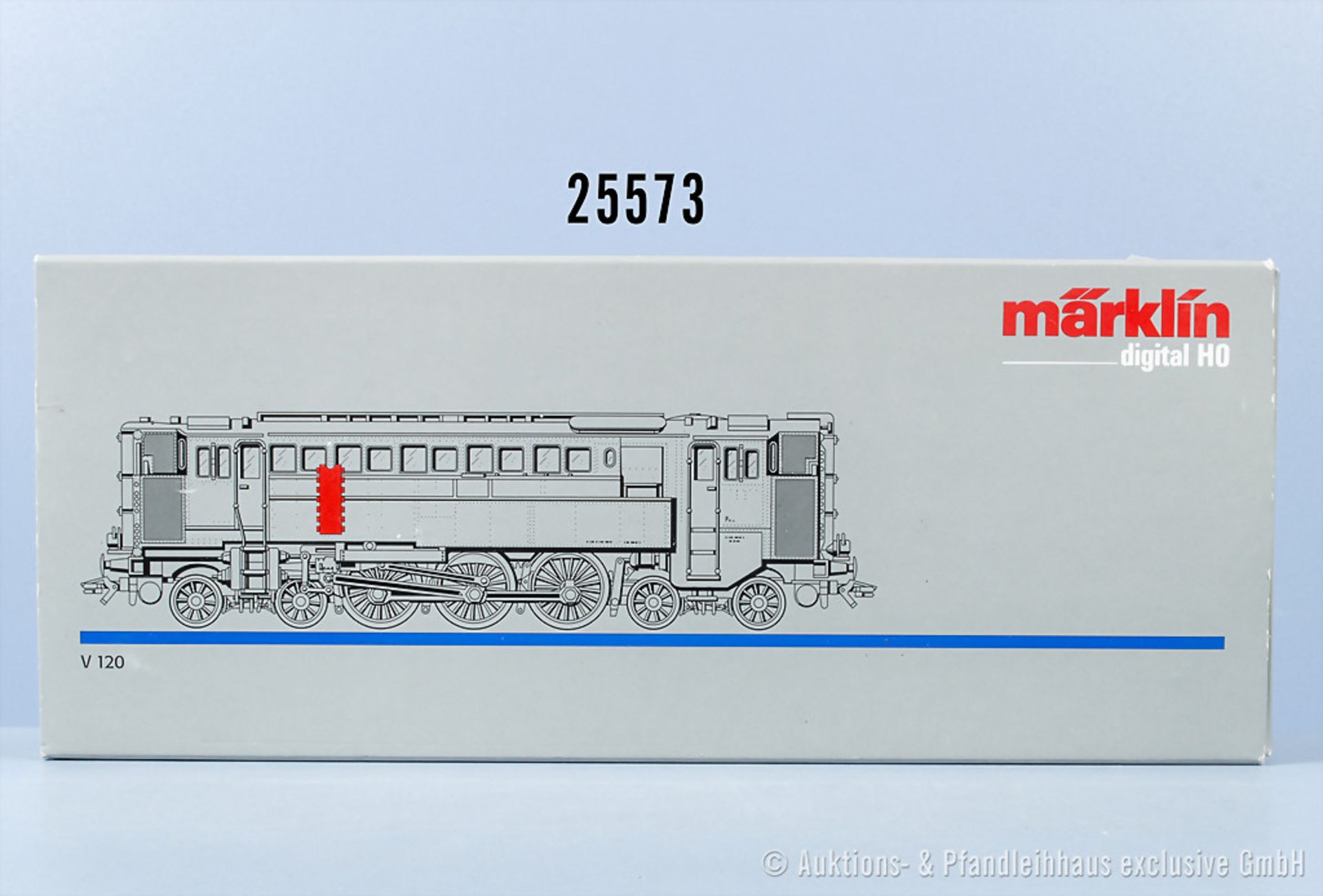 Märklin digital H0 aus 37203 Diesel-Druckluftlok der DRG, BN V 120 001, Z 1, in ...