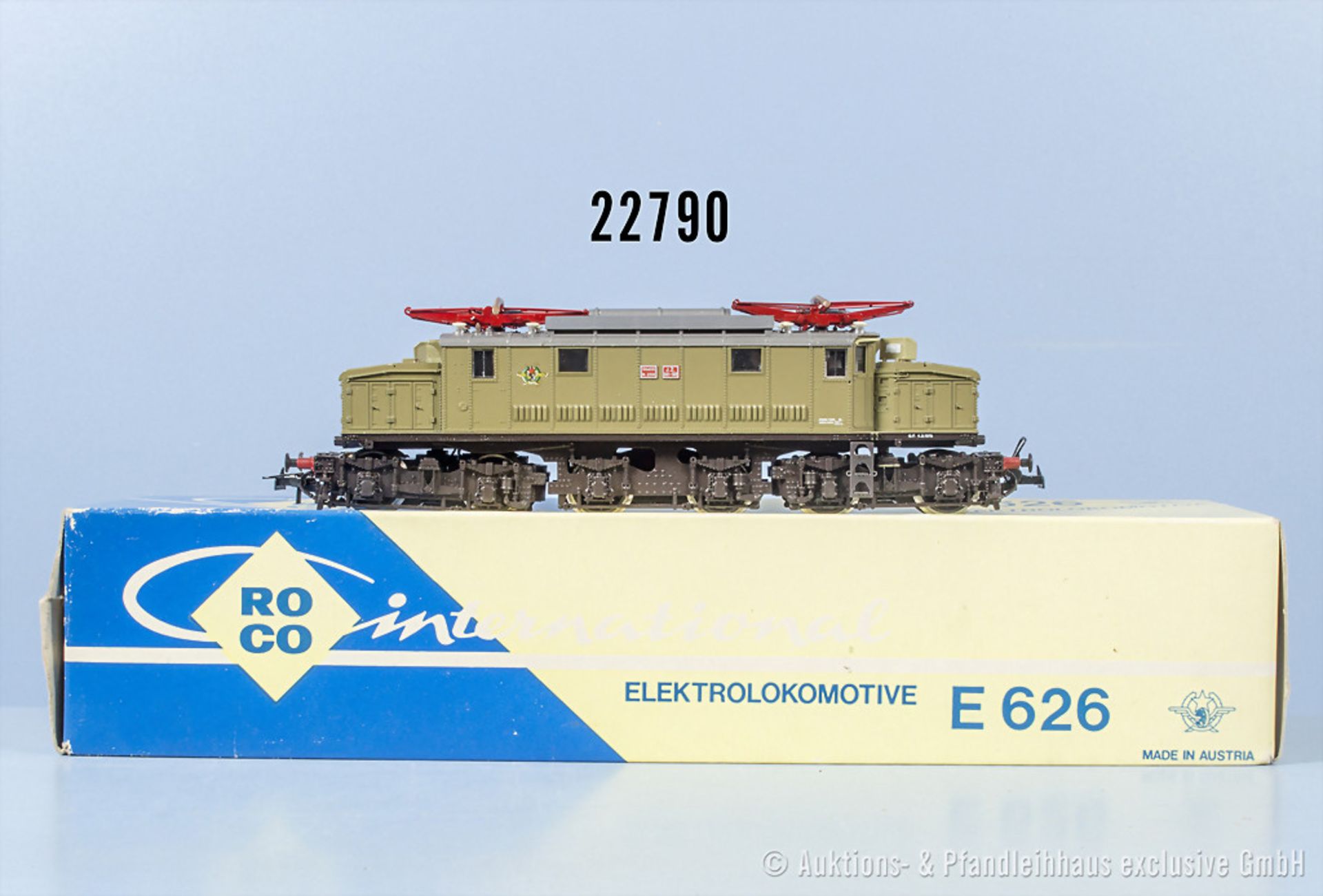 Roco H0 4187 E-Lok der SZ, BN 102, Z 0-1, in OVP, 2 Lichtleiter liegen lose ...