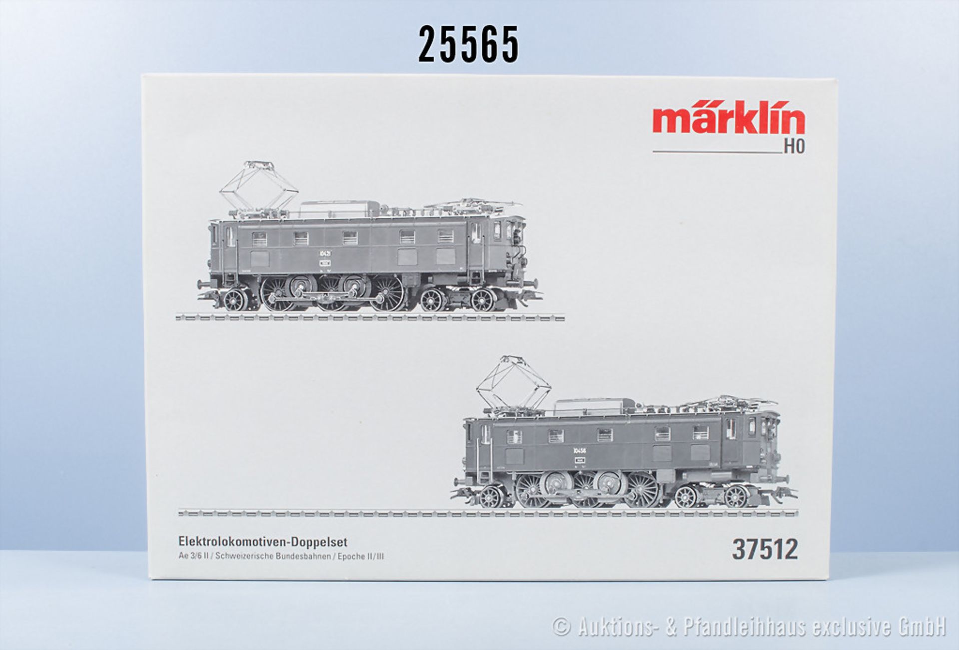 Märklin fx digital H0 37512 E-Lok-Set der SBB, dabei BN 10421 und 10456, Z 1, in ...