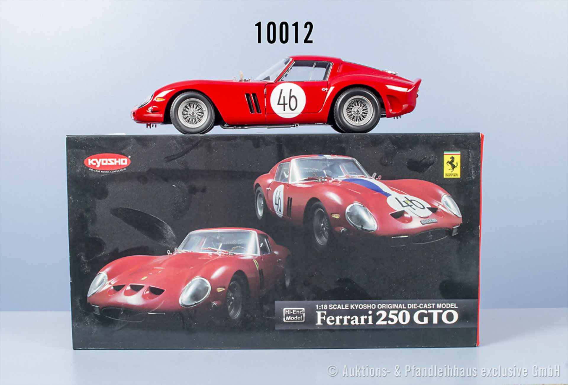 Kyosho 08436A Ferrari 250 GTO 1963 No. 46, Metall, 1:18, Z 0, ...