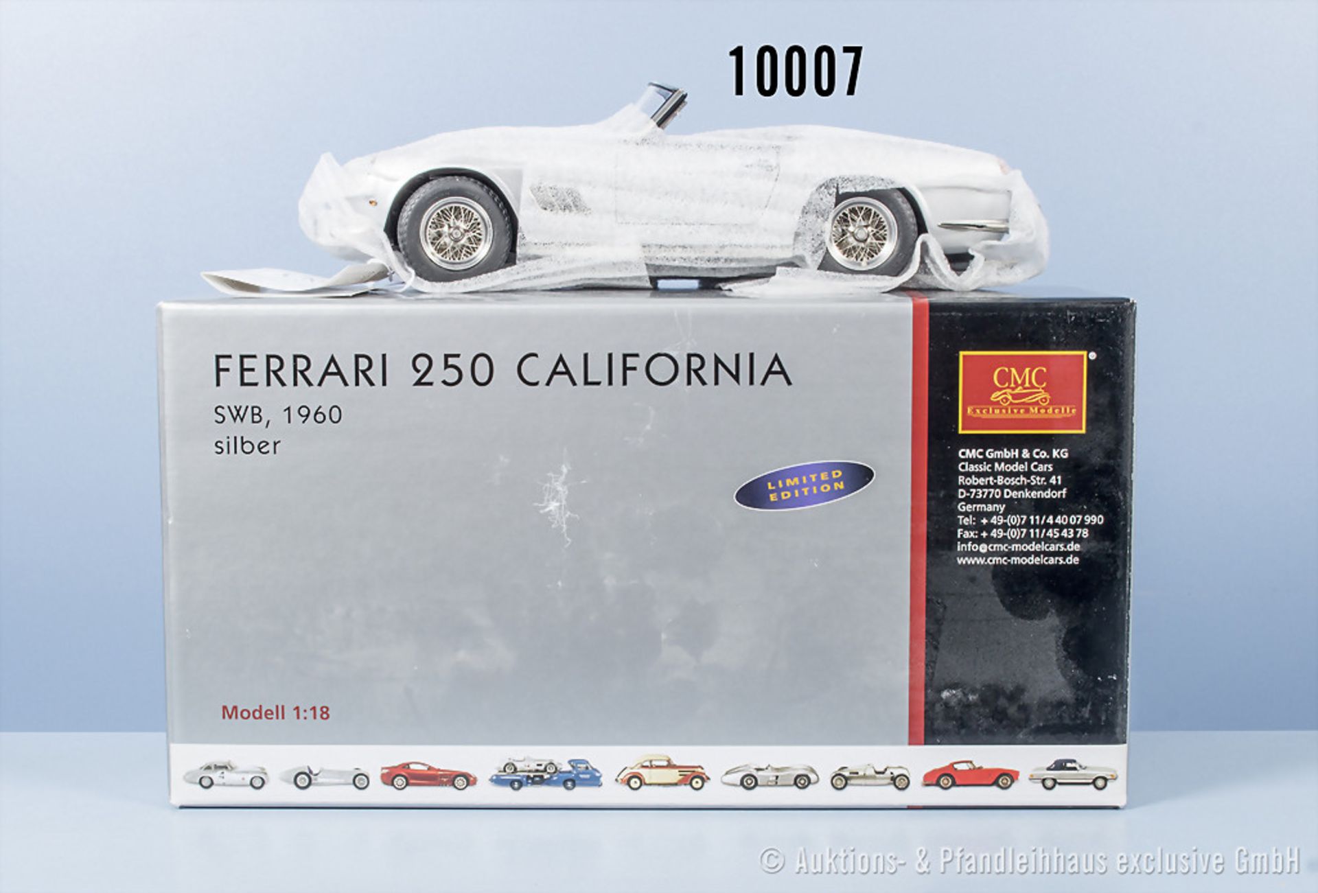 CMC M-093 Ferrari 250 California SWB 1960, Metall, 1:18, Z 0, ...