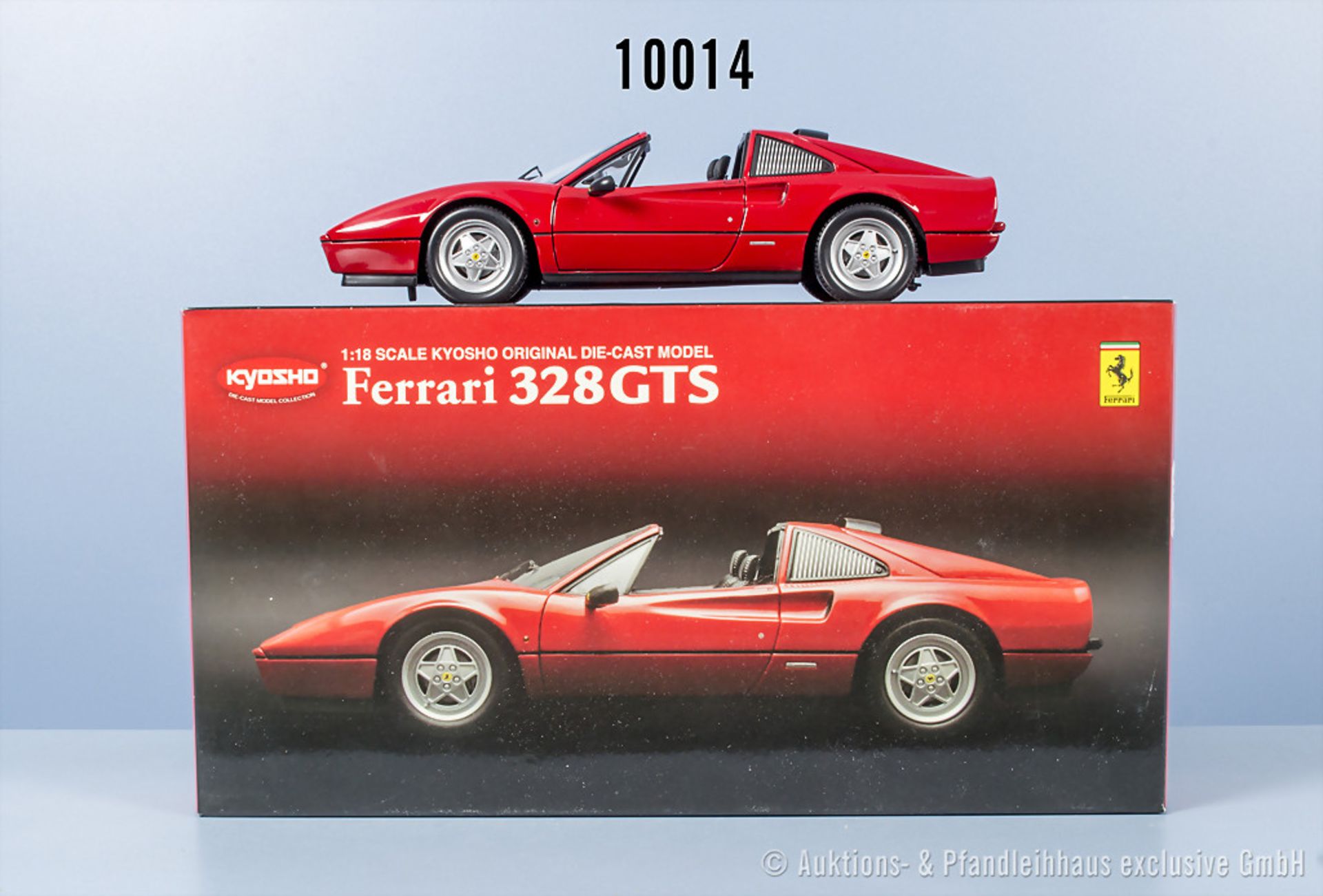 Kyosho 08185R Ferrari 328 GTS 1988, Metall, 1:18, Z 0, ...
