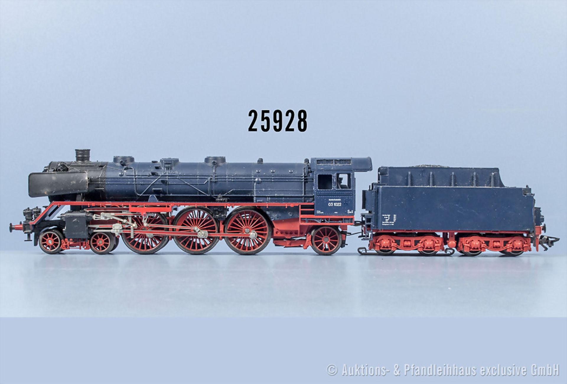 Märklin mfx digital H0 37916 Schlepptenderlok der DB, BN 03 1022, Z 1, mit minimalen ...