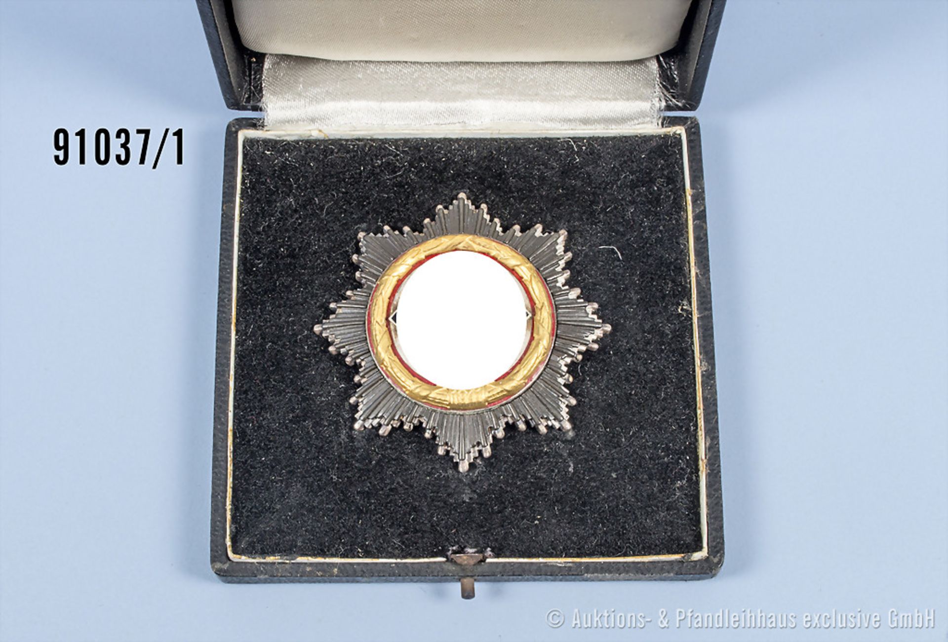 Deutsches Kreuz in Gold, Hersteller Deschler München, Herstellerpunze "1" auf der Nadel, ...