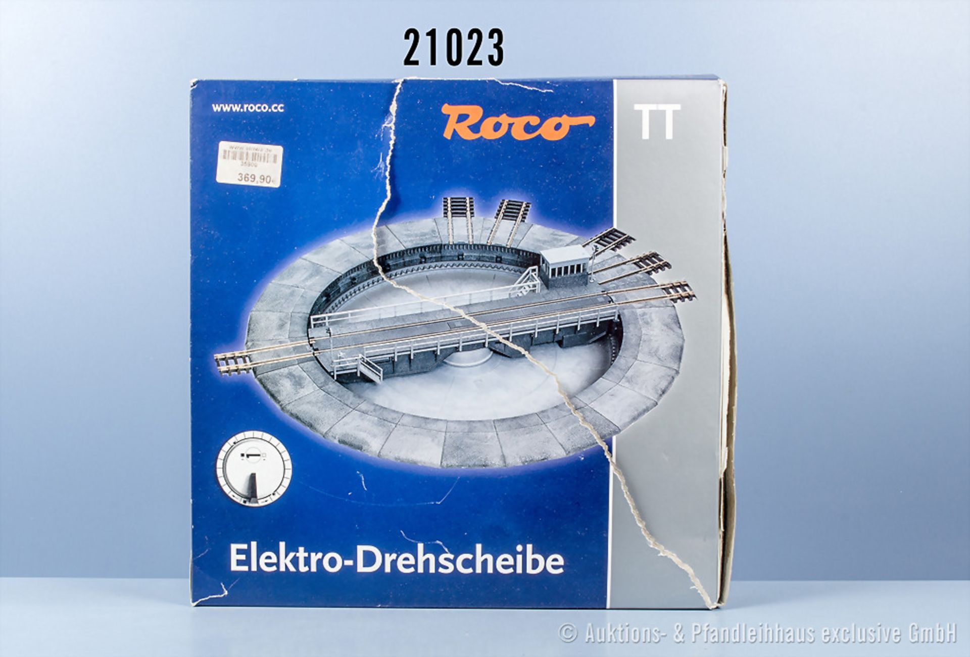 Roco TT 35900 elektrische Drehscheibe mit sechs Abgängen und Spezialstellpult, Z 1-2, in ...