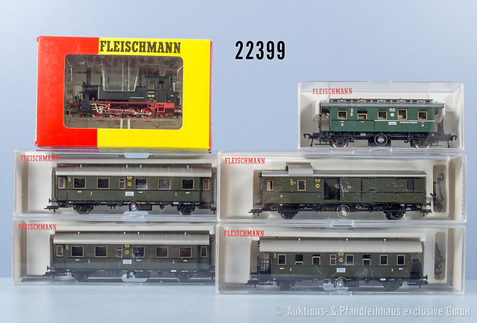 Locomotive Fleischmann 4098 BR 98 DRG - Époque 2 - HO - Comme Neuve
