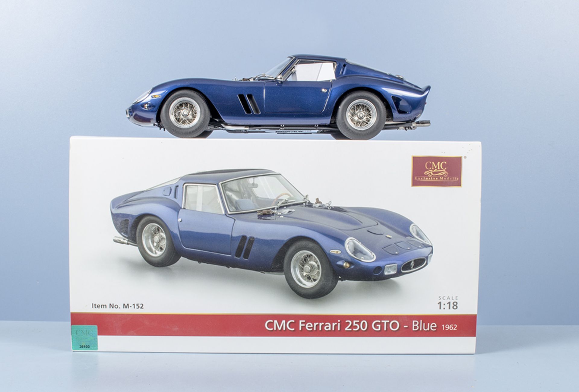 CMC M-152 Ferrari 250 GTO - Blue 1962, Metall, 1:18, Z 0, ...