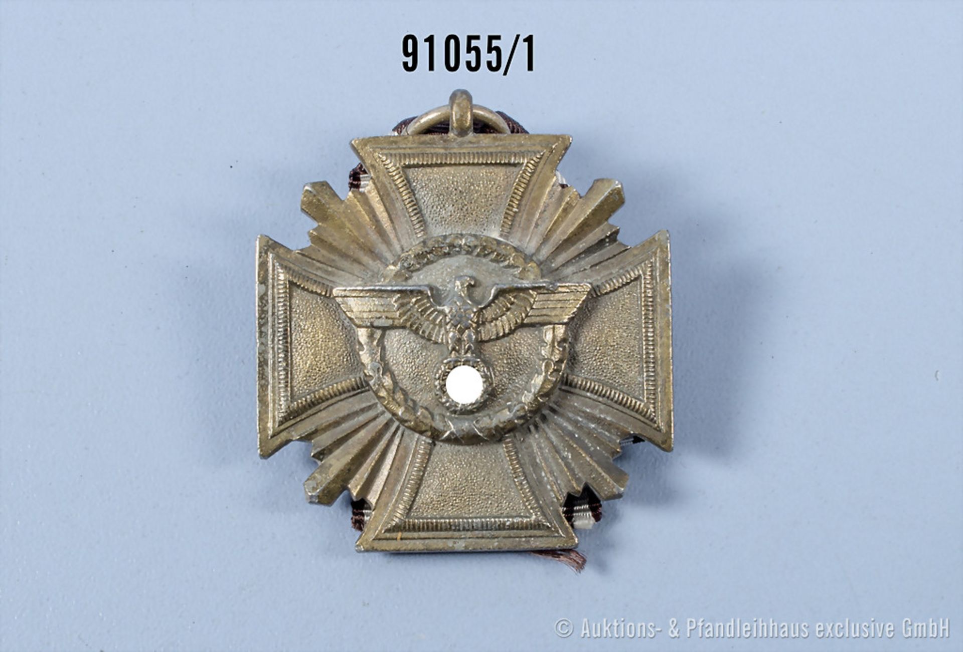 NSDAP-Dienstauszeichnung in Bronze, Zinkausf., guter Zustand mit ...