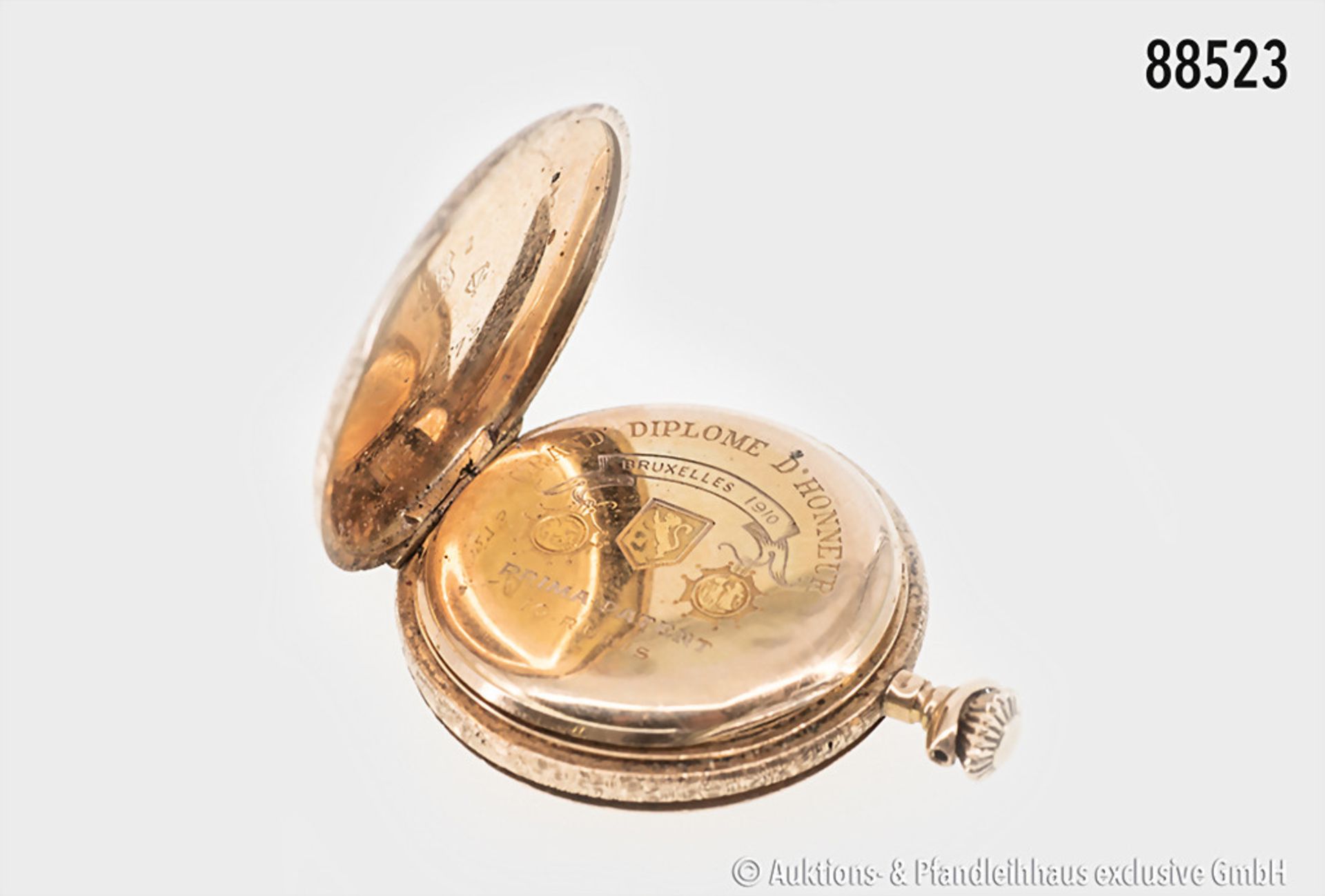 Damen-Taschenuhr, 3 Deckel 585 Gold, D ca. 29 mm, Schweiz, Le Parc, ca. 1920er Jahre, ... - Bild 2 aus 3