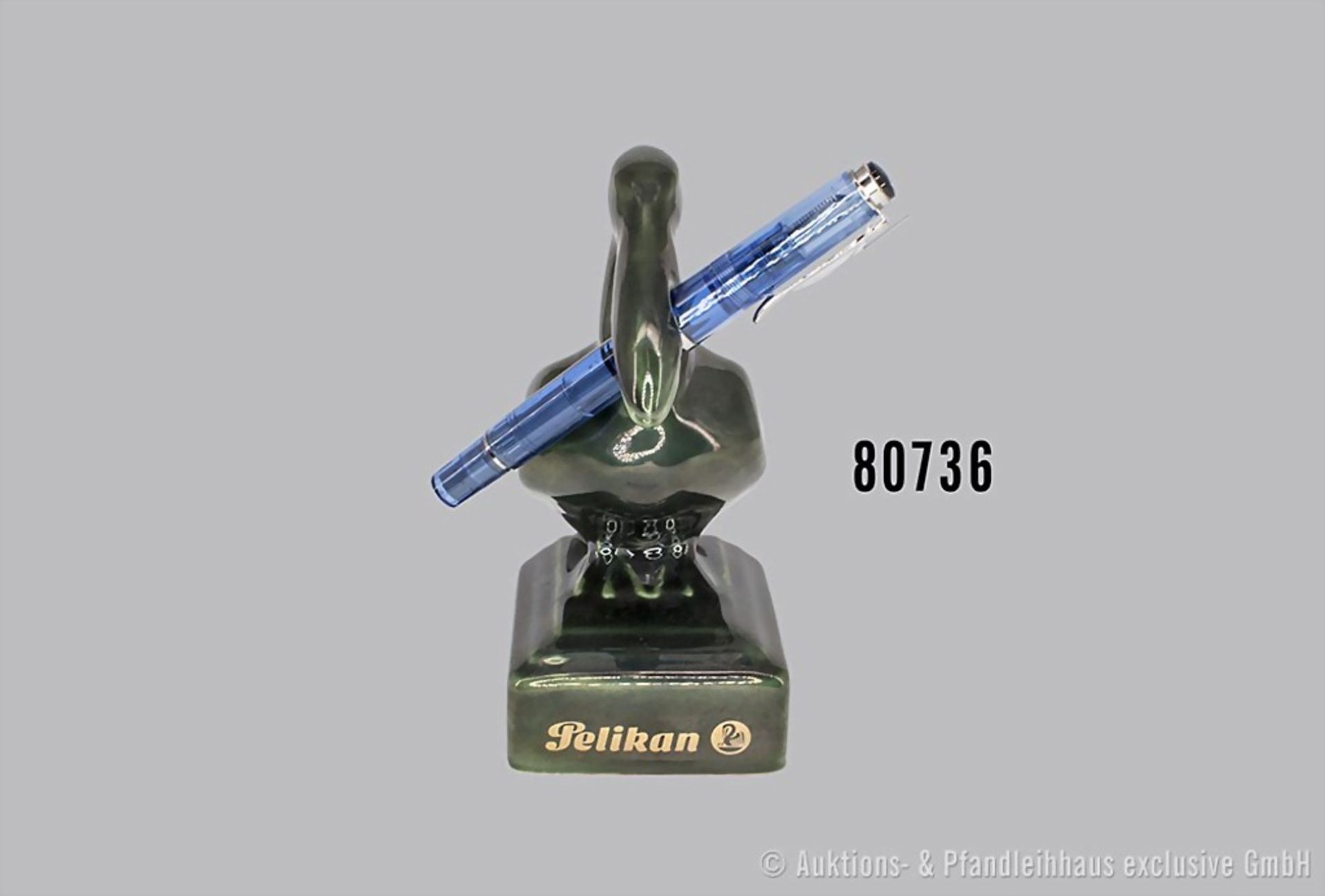 Pelikan Füllfederhalter Demonstrator, blau transparent, L 12,5 cm, dazu ...