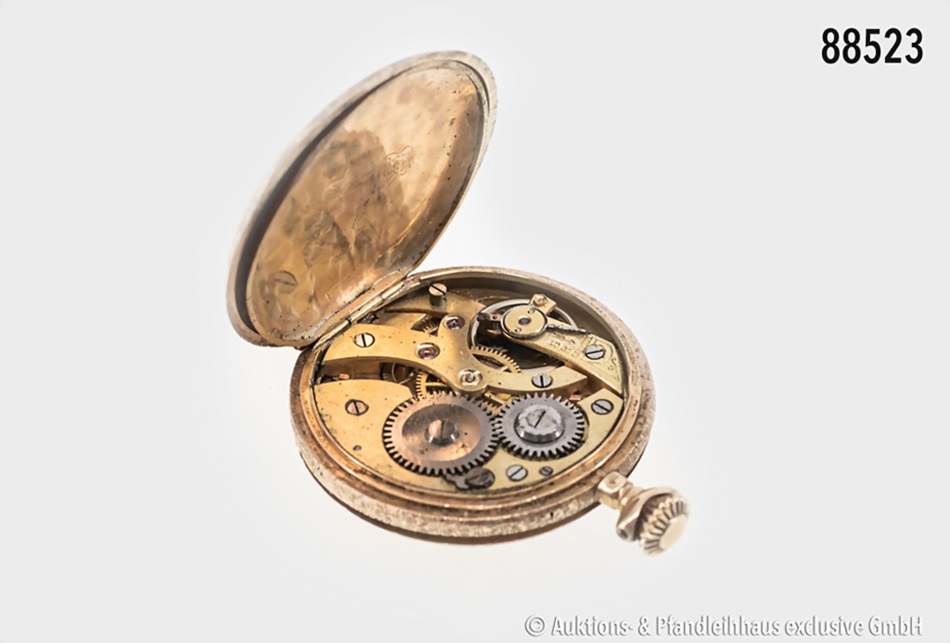 Damen-Taschenuhr, 3 Deckel 585 Gold, D ca. 29 mm, Schweiz, Le Parc, ca. 1920er Jahre, ... - Bild 3 aus 3