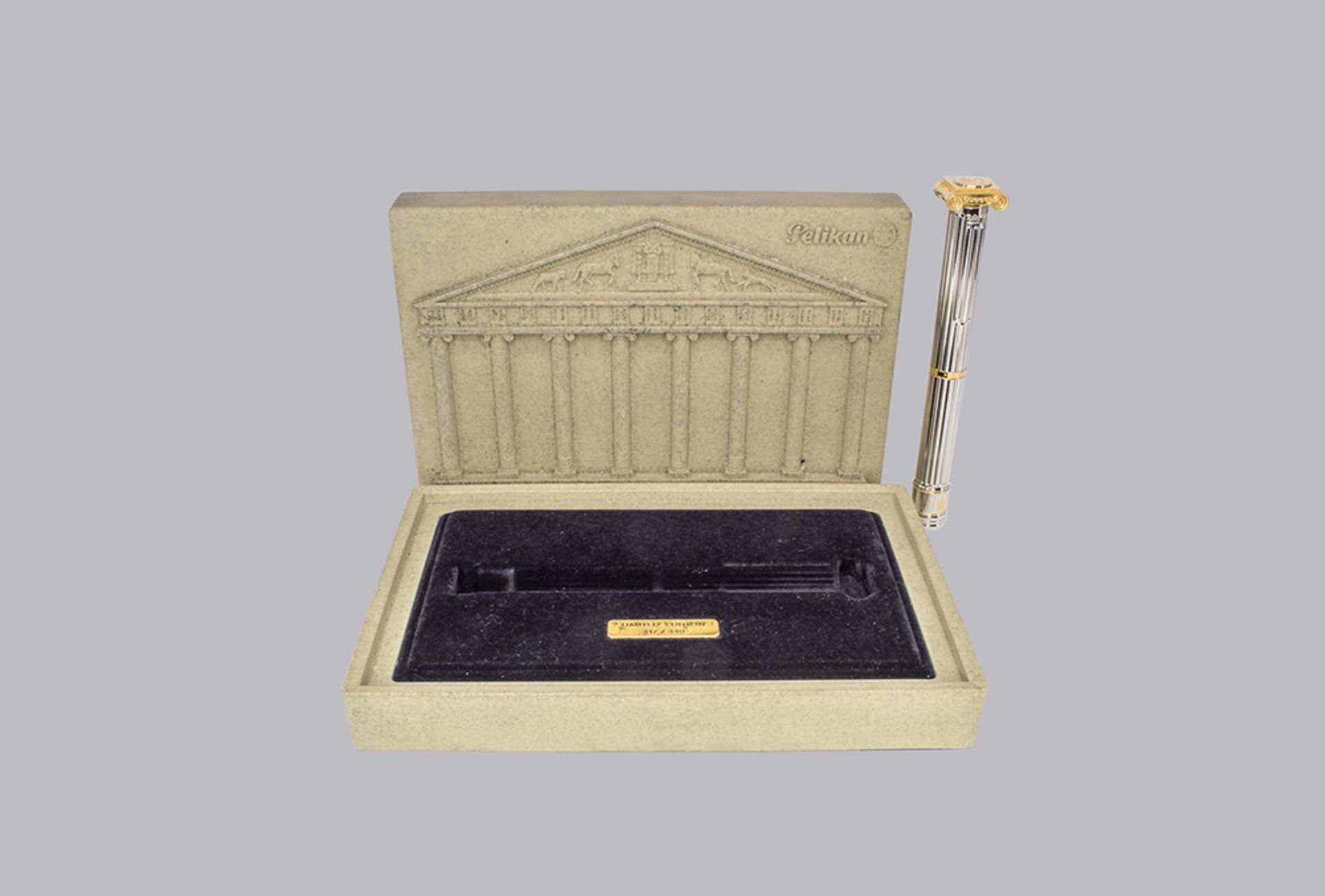 Pelikan Temple of Artemis Limited Edition Luxus-Füllfederhalter, palladiumbeschichteter ...