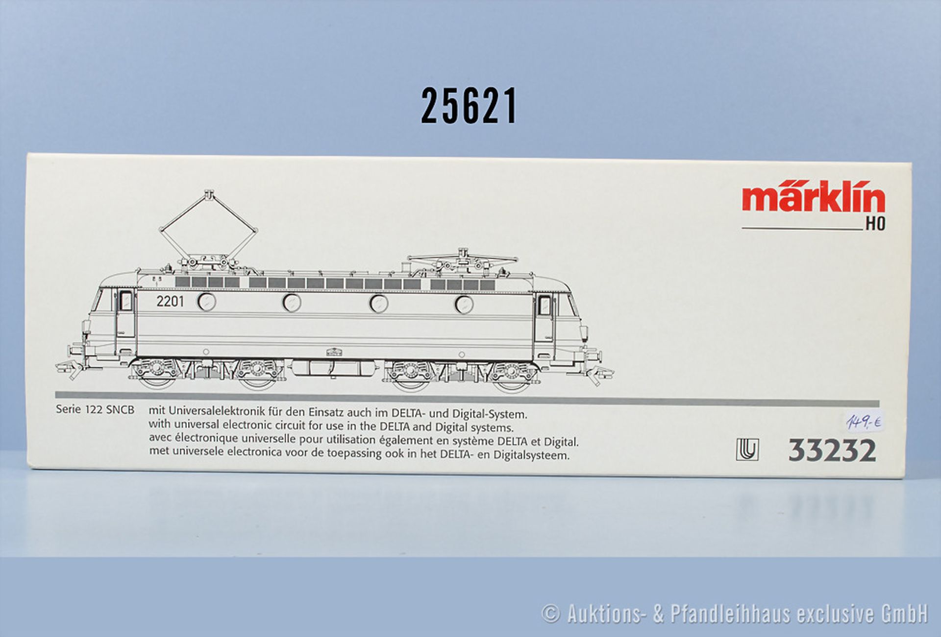 Märklin Delta digital H0 33232 E-Lok der SNCB, BN 2201, Z 0-1, in ...