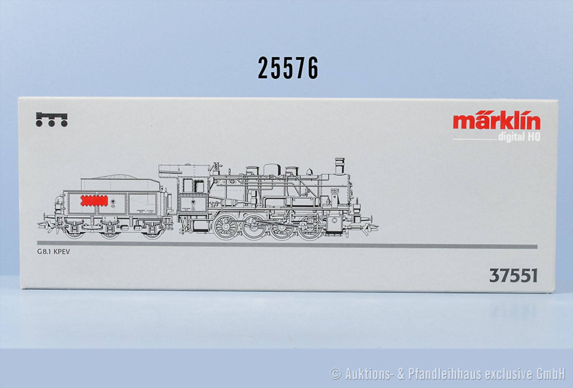 Märklin digital H0 37551 Schlepptenderlok der KPEV, BN 4943, Z 0-1, in ...