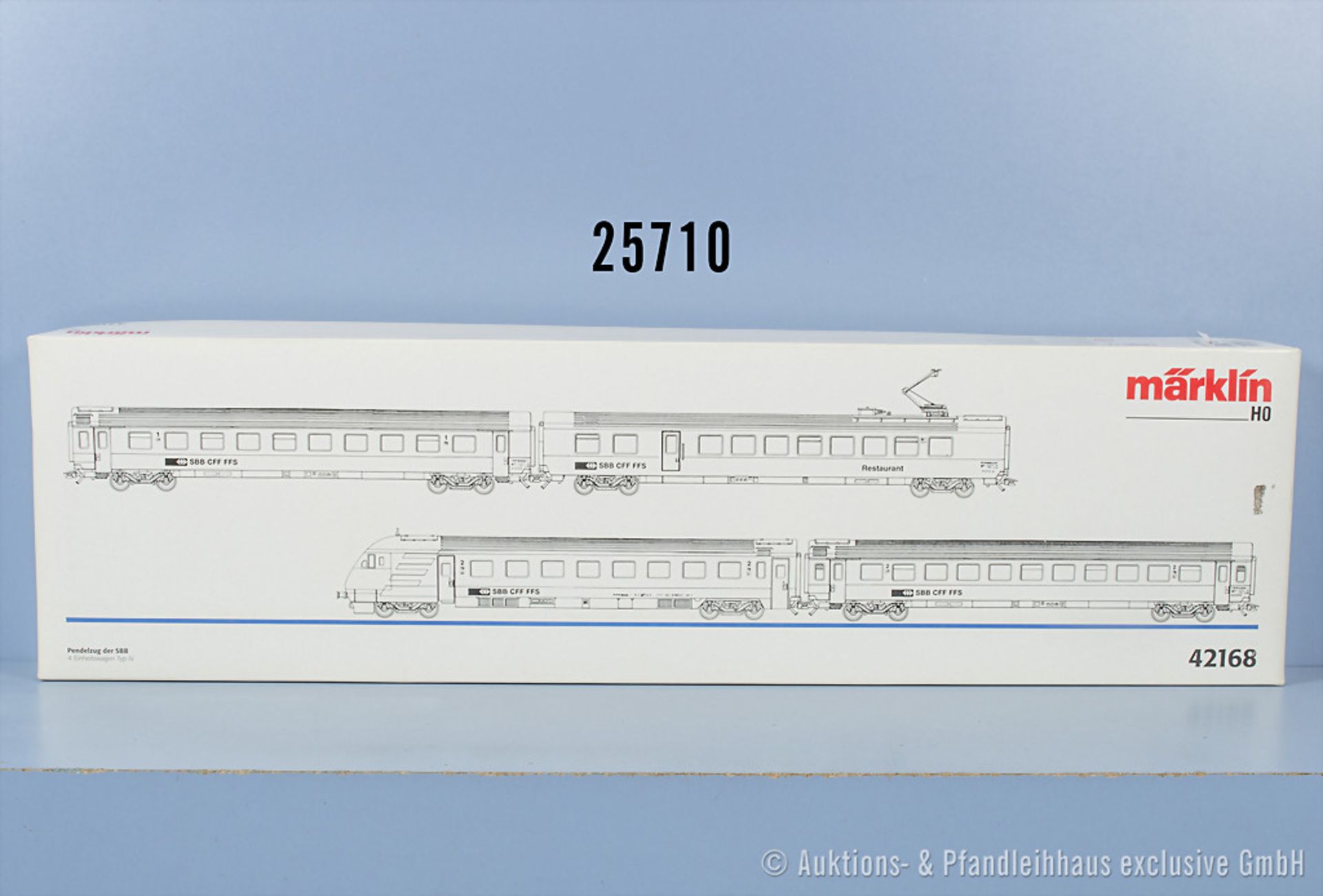 Märklin H0 42168 Pendelzugset der SBB, Z 0-1, in ...