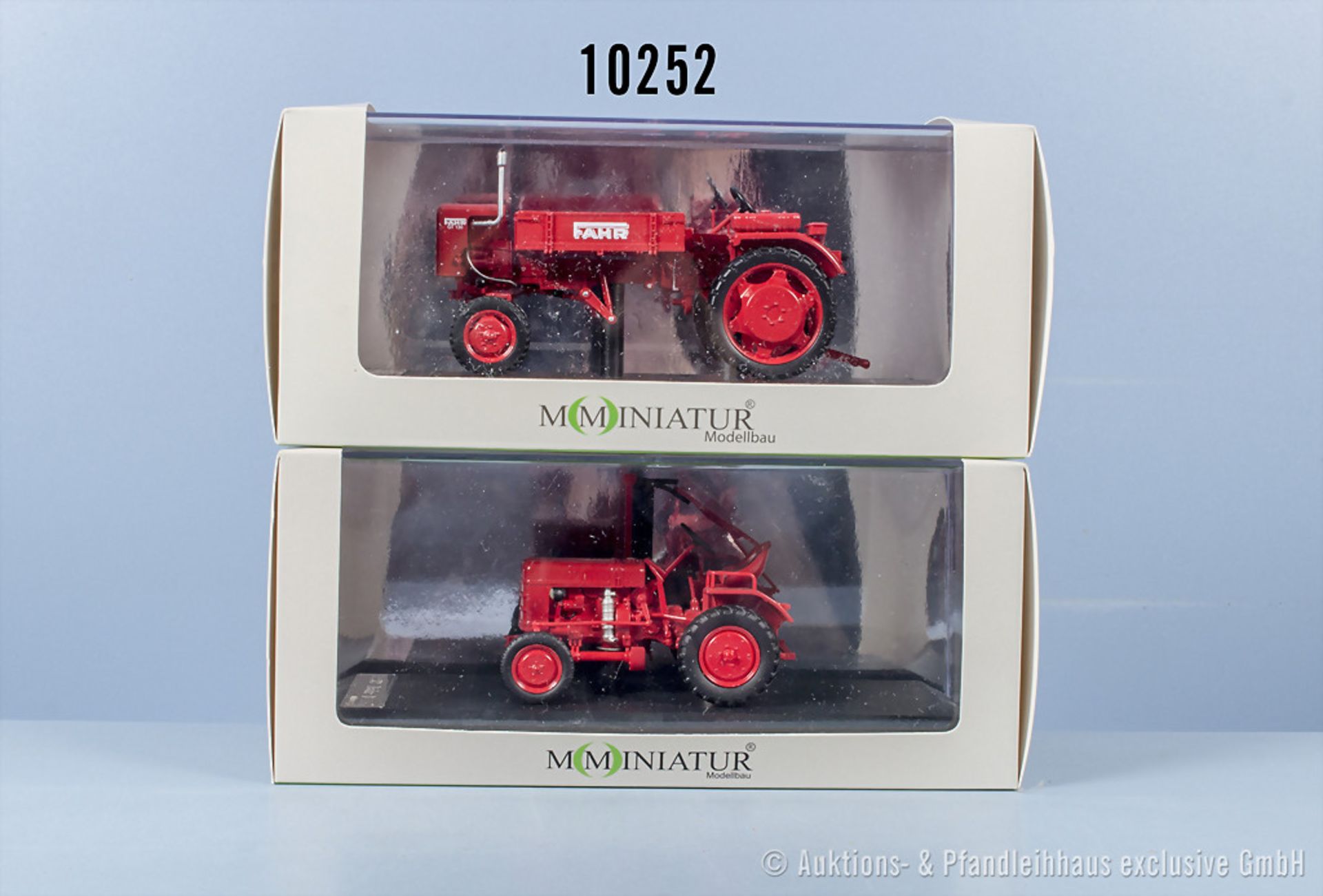 2 x Mo Miniatur, Fahr GT 130 und D 15, 1:32, Z 0, ...