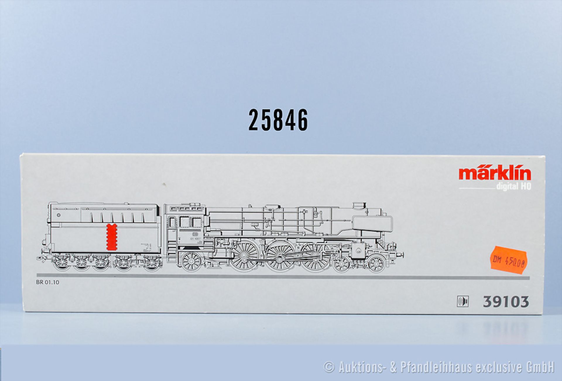 Märklin fx digital H0 39103 Typ 1 Schlepptenderlok der DB, BN 01 1057, Z 1 in ...