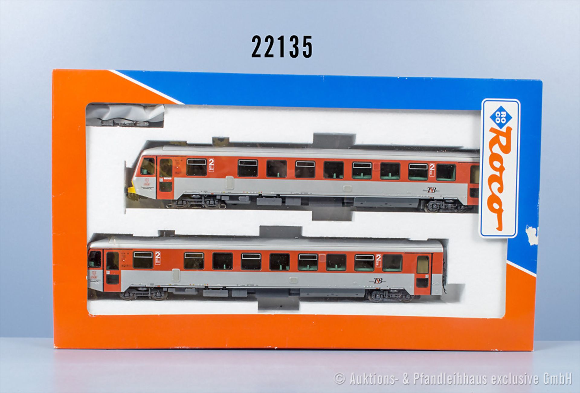 Roco H0 43072 2-teiliger Dieseltriebzug der FKE/TSB, BN V171, Z 1, in OVP, ...