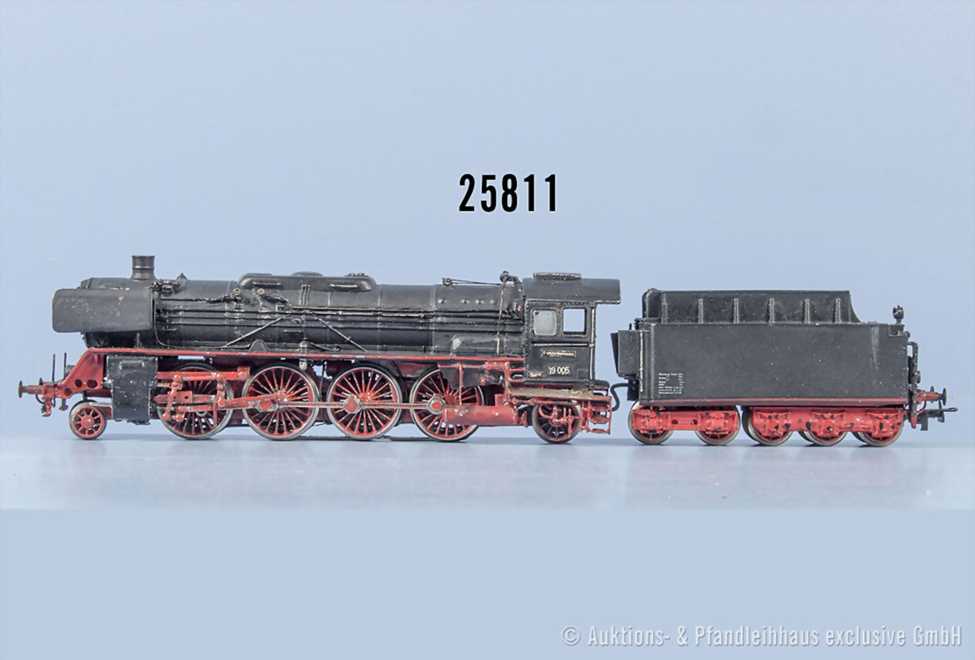 Westmodell H0 Schlepptenderlok der DR, BN 19 005, Umbau auf Märklin Basis, Z 2-3, ...