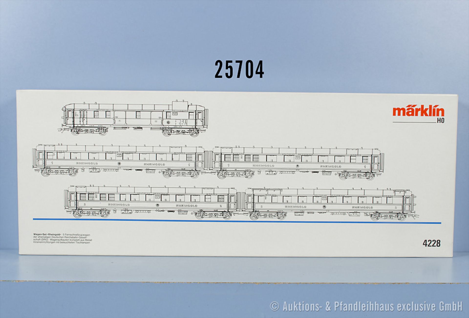 Märklin H0 4228 Wagenset "Rheingold", Z 0-1, in ...