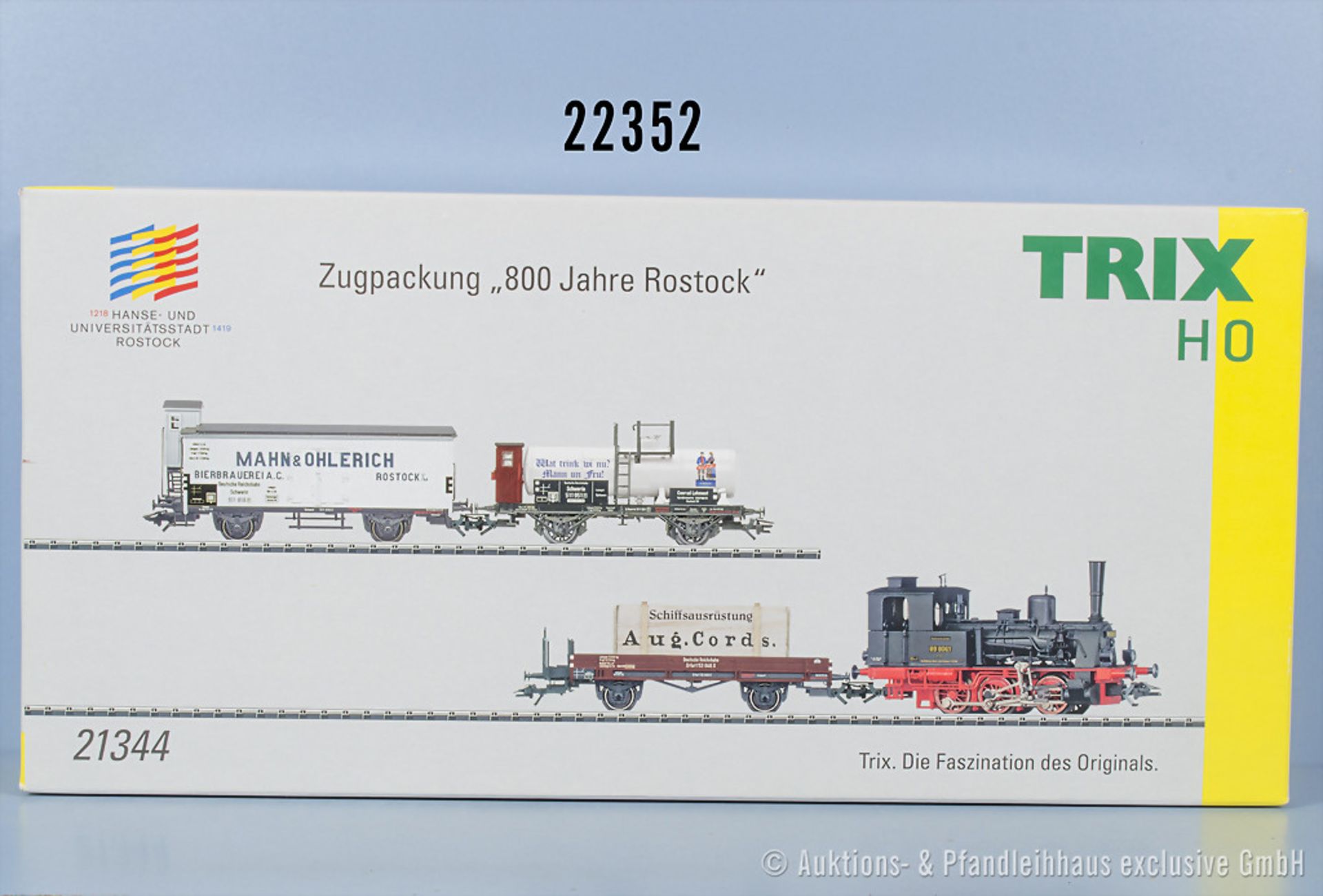 Trix International mfx digital Zugset "80 Jahre Rostock" mit Tenderlok der DRG, BN 89 ...