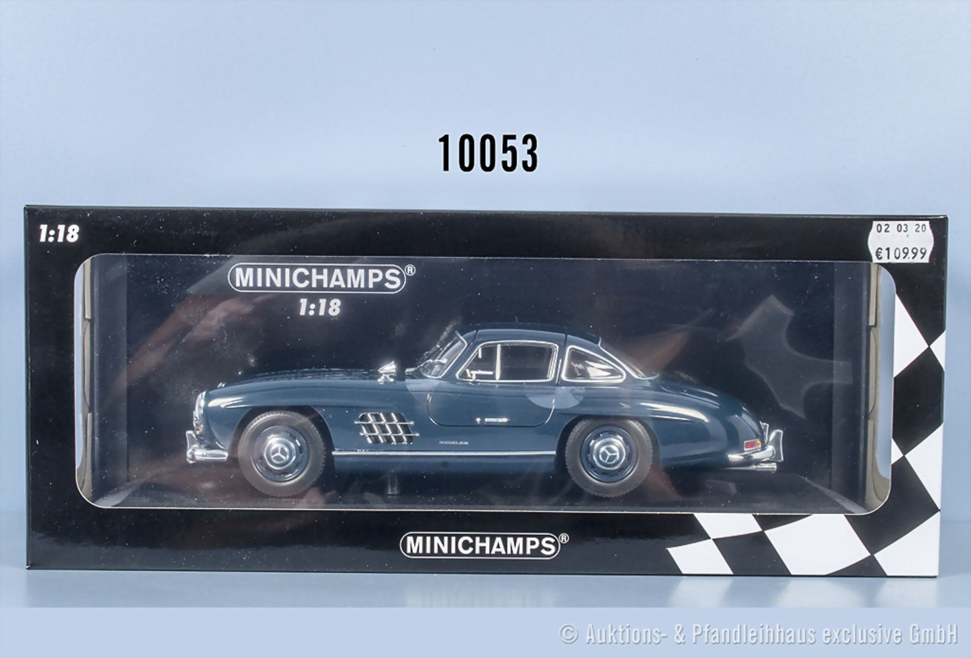 Minichamps Mercedes Benz 300 SL - 1955, Metall, 1:18, Z 0, OVP, limitiert 300 ...