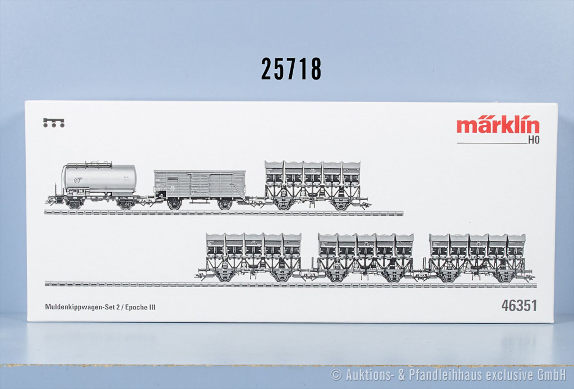 Märklin H0 46351 Muldenkippwagenset II, Z 1, in ...