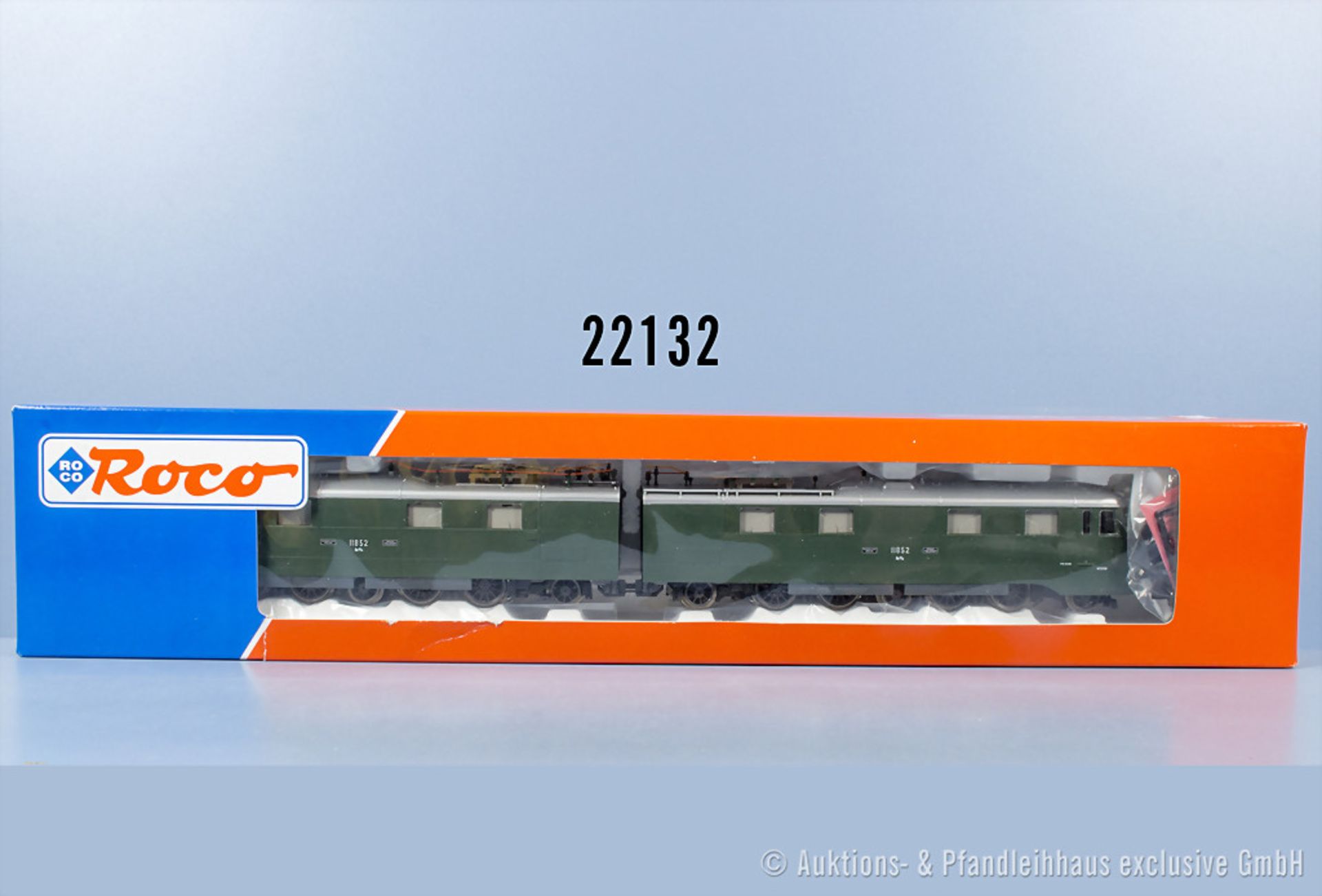 Roco H0 43850 Doppel-E-Lok der SBB, BN 11852 mit Digitalschnittstelle, Z 0-1, in OVP, ...