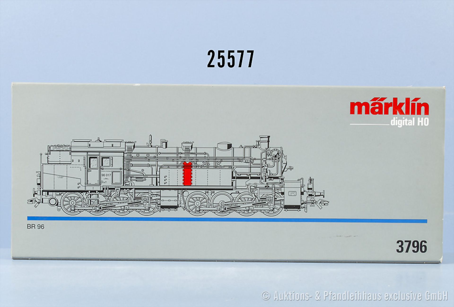 Märklin digital H0 3796 Tenderlok der DRG, BN 96 017, Z 0-1, in ...