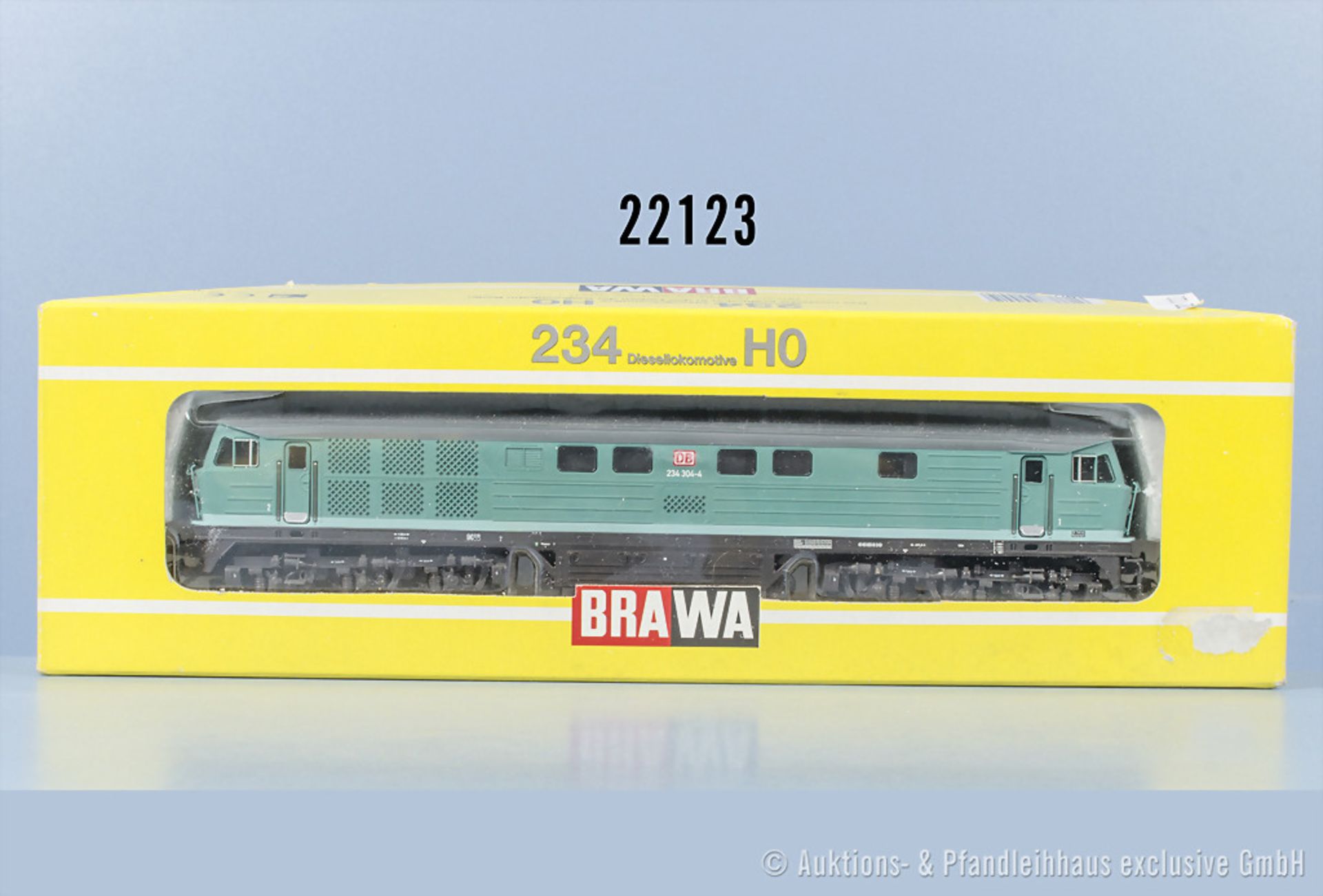 Brawa H0 441 Diesellok der DB, BN 234 304-4, Z 0-1, in OVP, ...