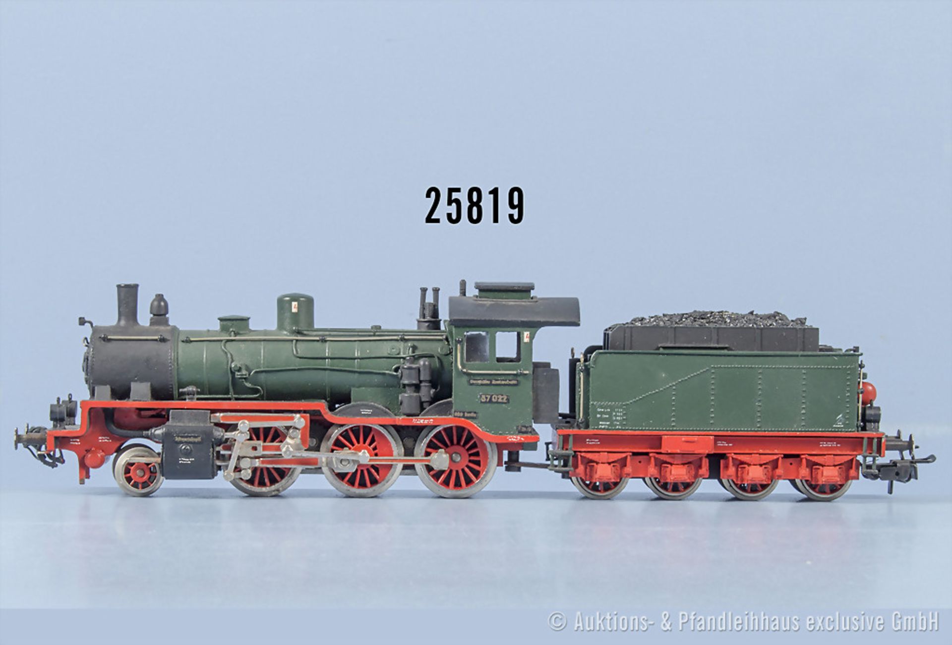 Schnabel/Märklin H0 Schlepptenderlok der DRB, BN 37 027, Kleinserien-Handarbeitsmodell, ...