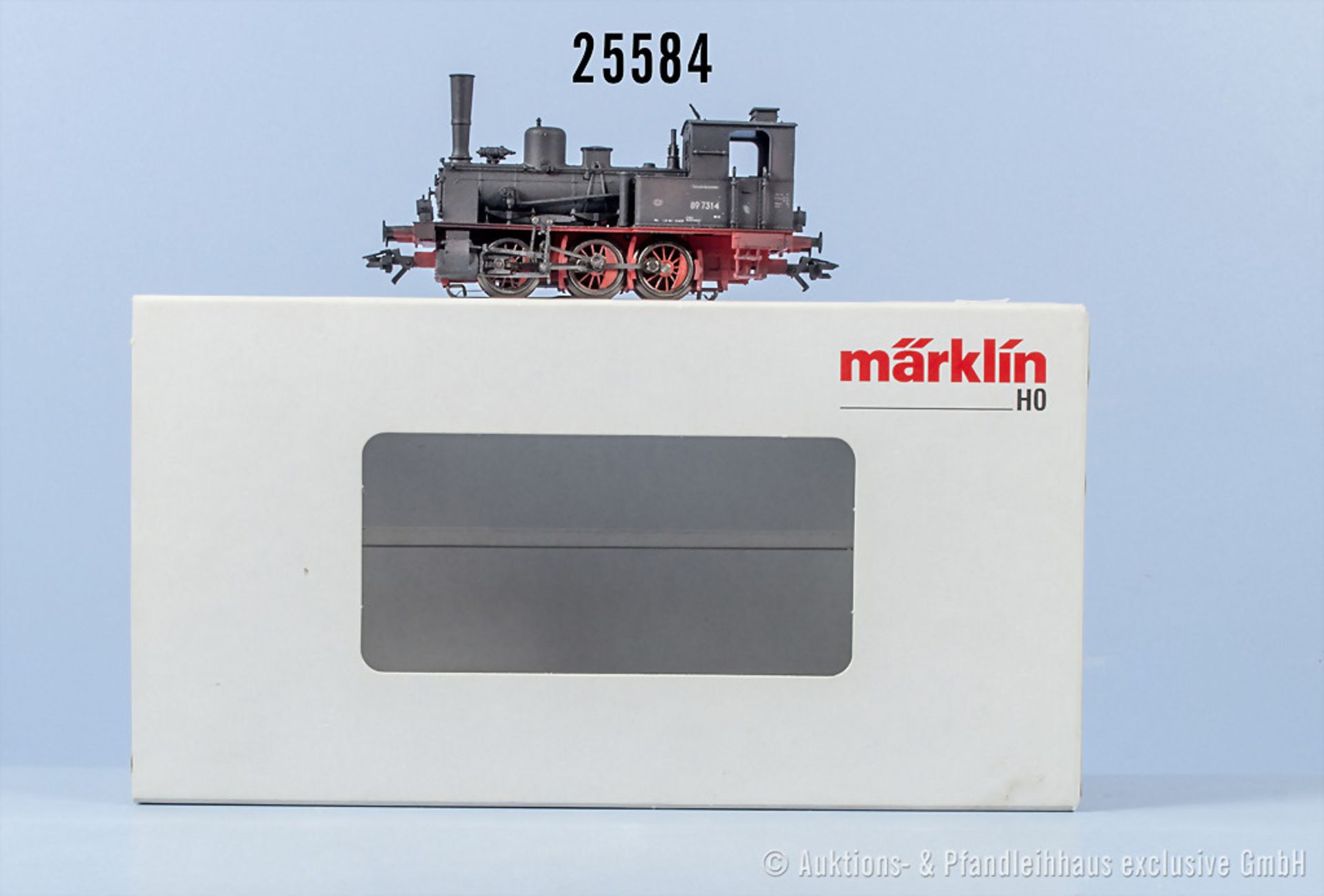 Märklin mfx digital H0 37145 Tenderlok der DB, BN 89 7314, ab Werk patiniert, Z 0-1, in ...