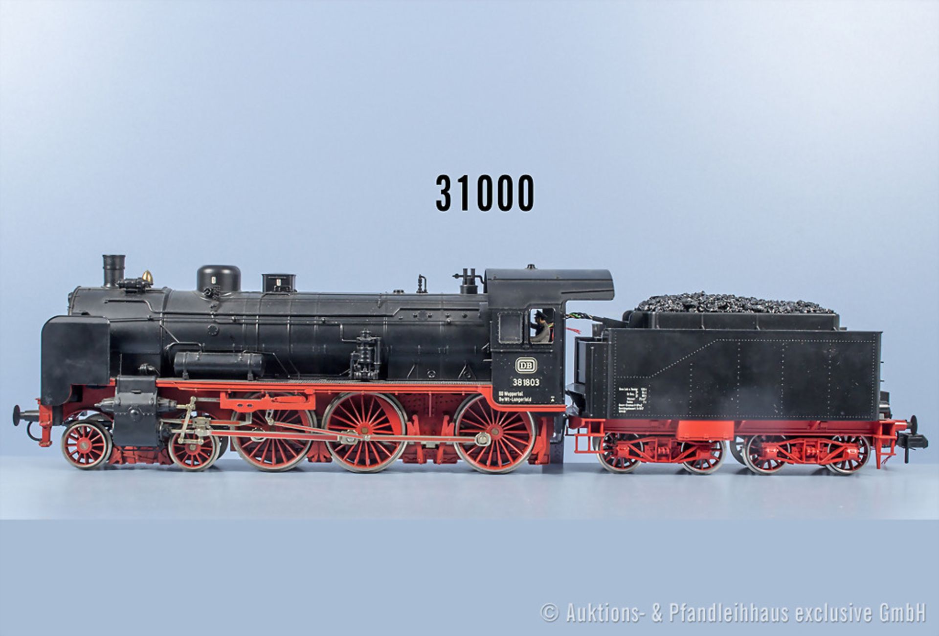 Märklin Profi 1 5749 Schlepptenderlok der DB, BN 38 1803, Z 2-3, verstaubt, mit kleinen ...