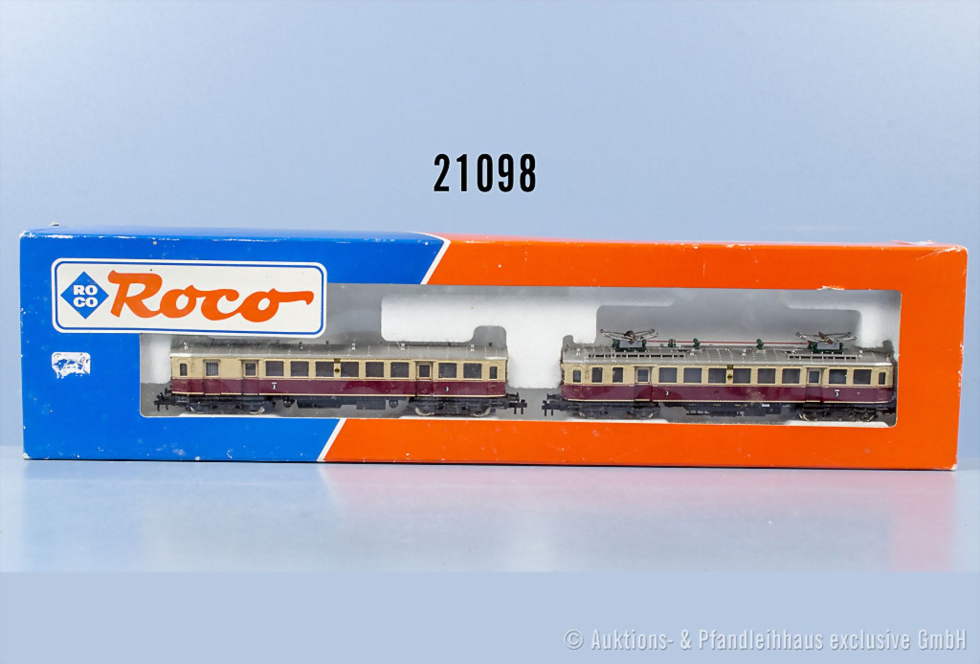 Roco Spur N 23001 Elektrotriebwagen der DRG mit Steuerwagen, BN 1130, n.A.d.E. für ...