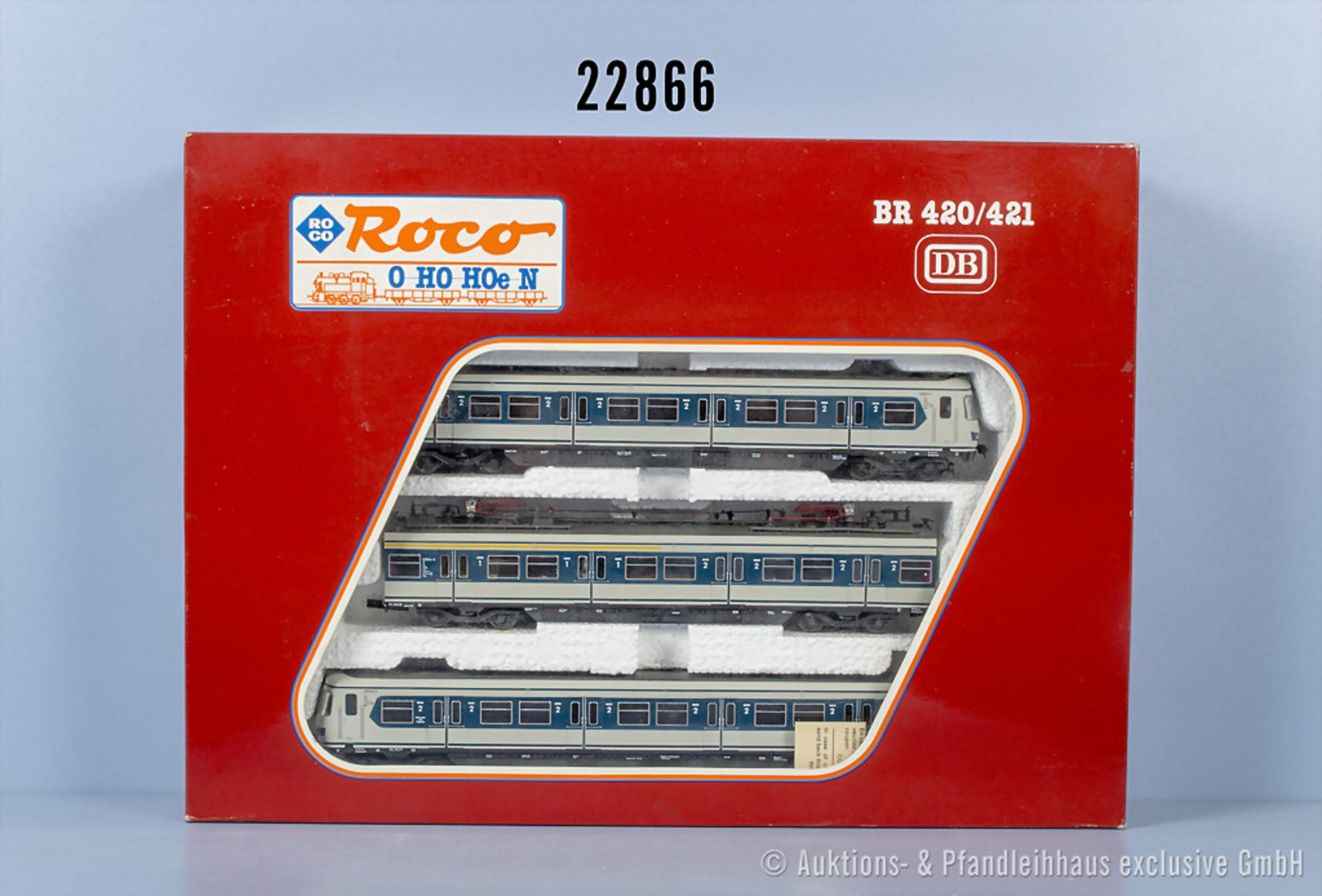 Roco H0 43002 3-teiliger S-Bahn Triebzug der DB, BN 420 544-9, Z 0-1, in ...