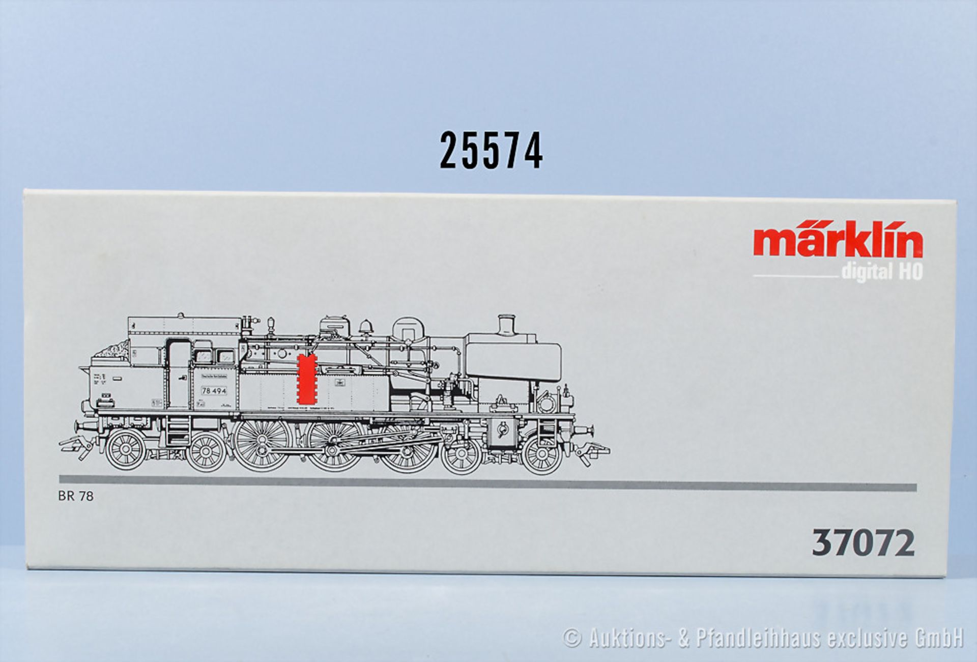 Märklin digital H0 37072 Tenderlok der DR, BN 78 494, Z 0-1, in ...