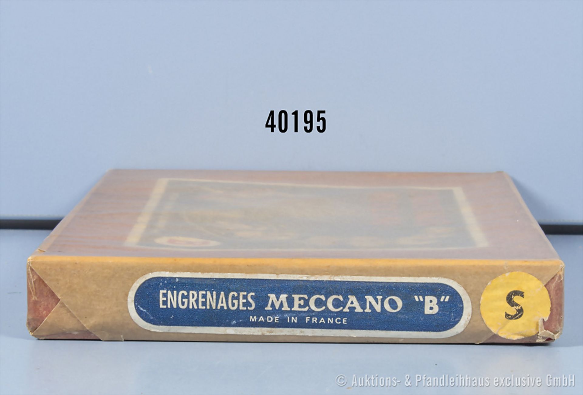 Meccano Metallbaukasten Engrenages, Made in France, Z 0, OVP teils leicht ...