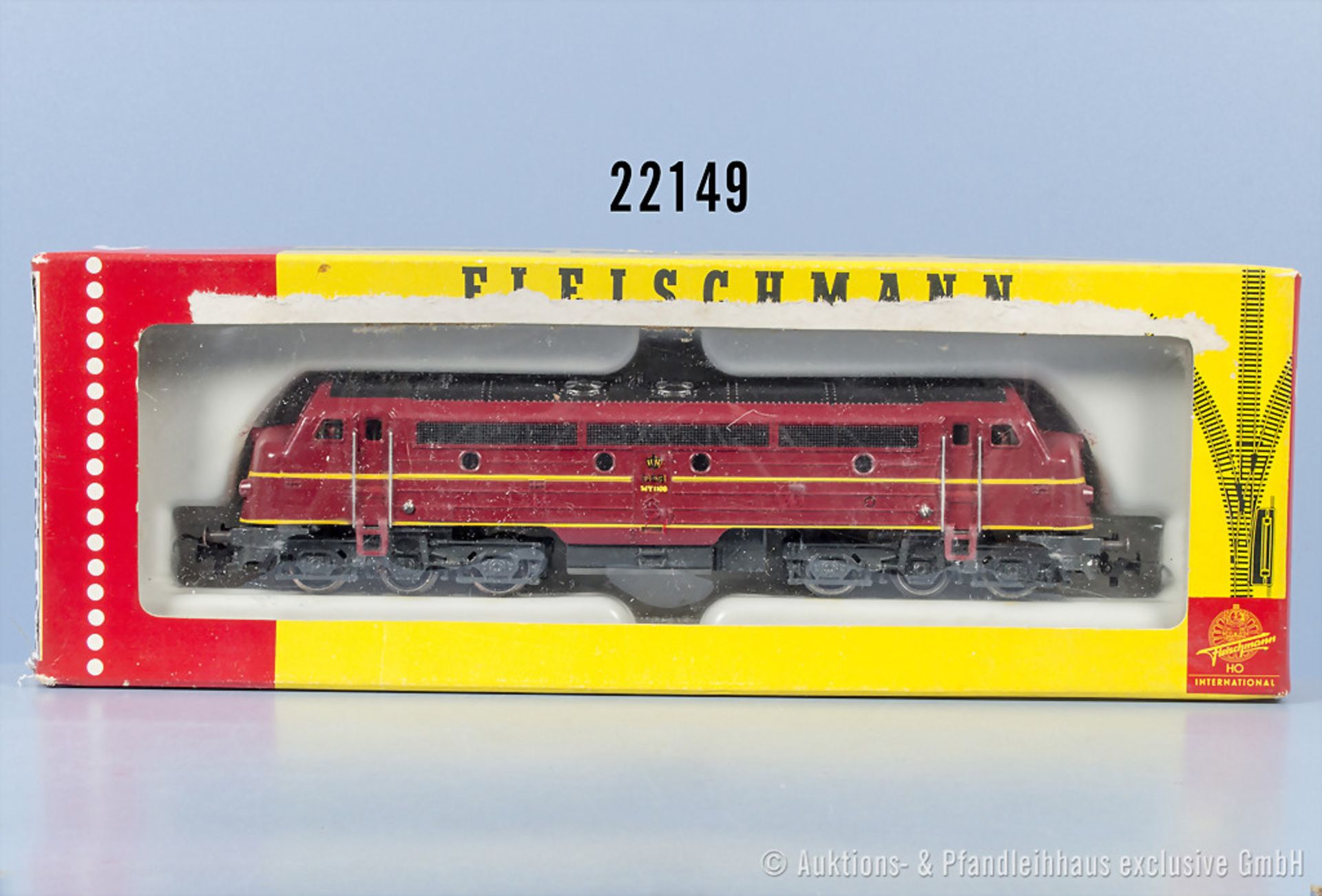 Fleischmann H0 4271 Diesellok der DSB, BN 1108, Z 2, in OVP, OVP ...