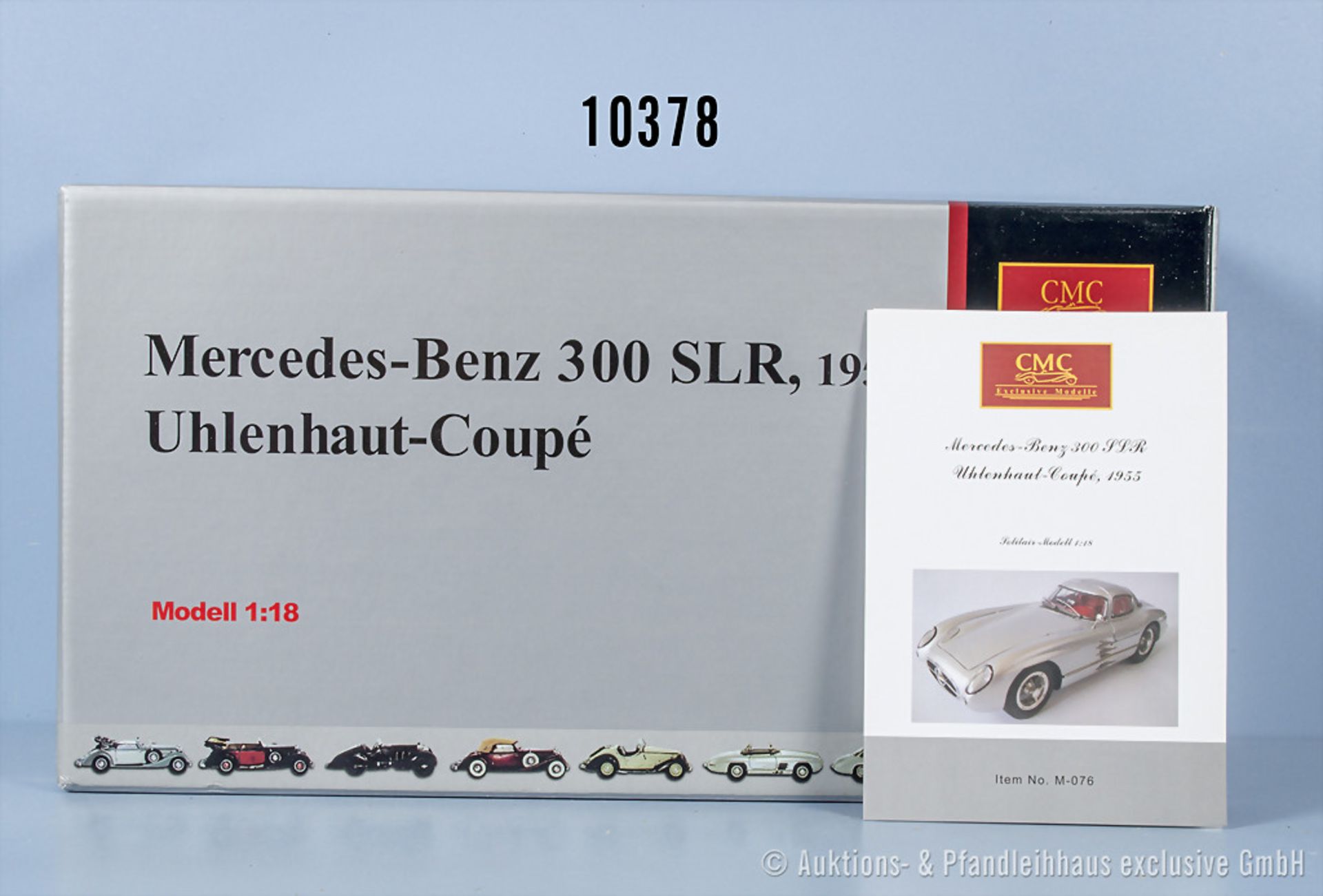 CMC Mercedes-Benz 300 SLR 1955 Uhlenhaut-Coupé, Metall, 1:18, Z 0, OVP, ...