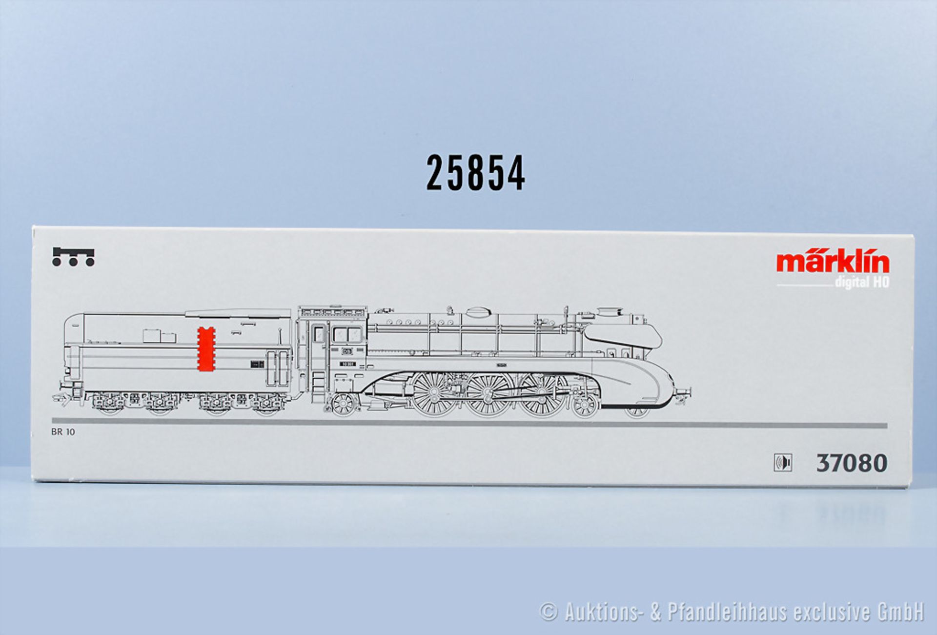 Märklin digital H0 37080 Schlepptenderlok der DB, BN 10 001, Z 1 in ...