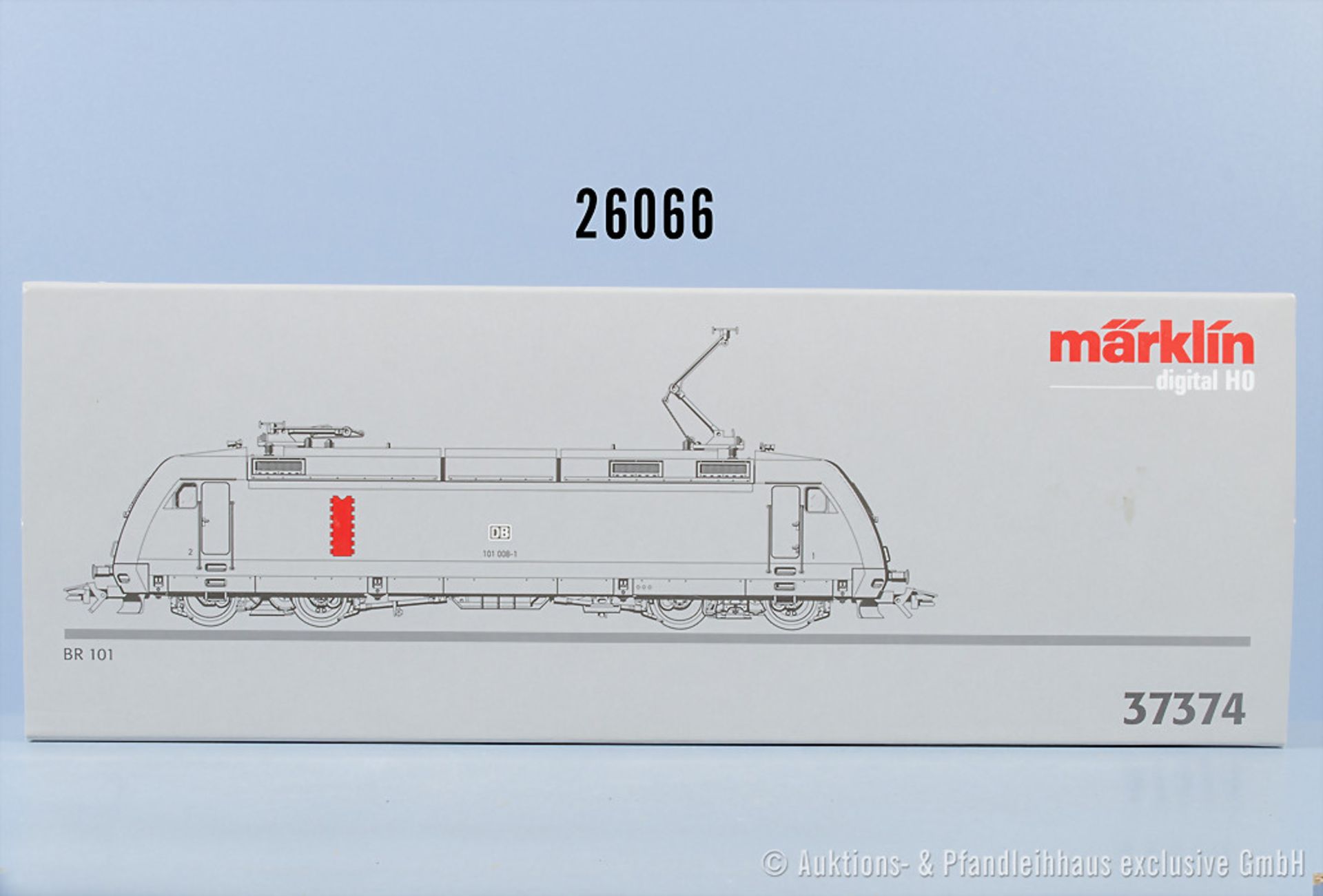 Märklin digital H0 37374 E-Lok der DB, BN 101 015-6, Z 0-1, in ...