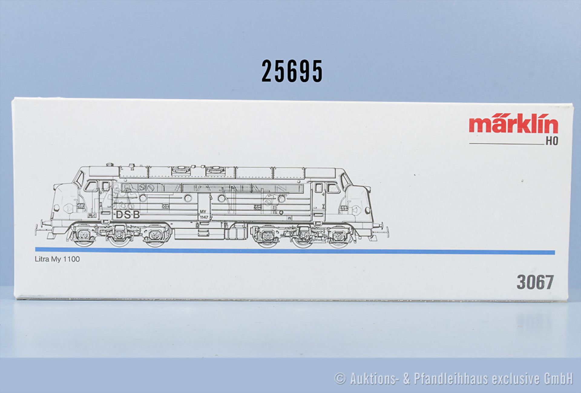 Märklin H0 3067 Typ 7 Diesellok der DSB, BN 1147, Z 0-1, in ...