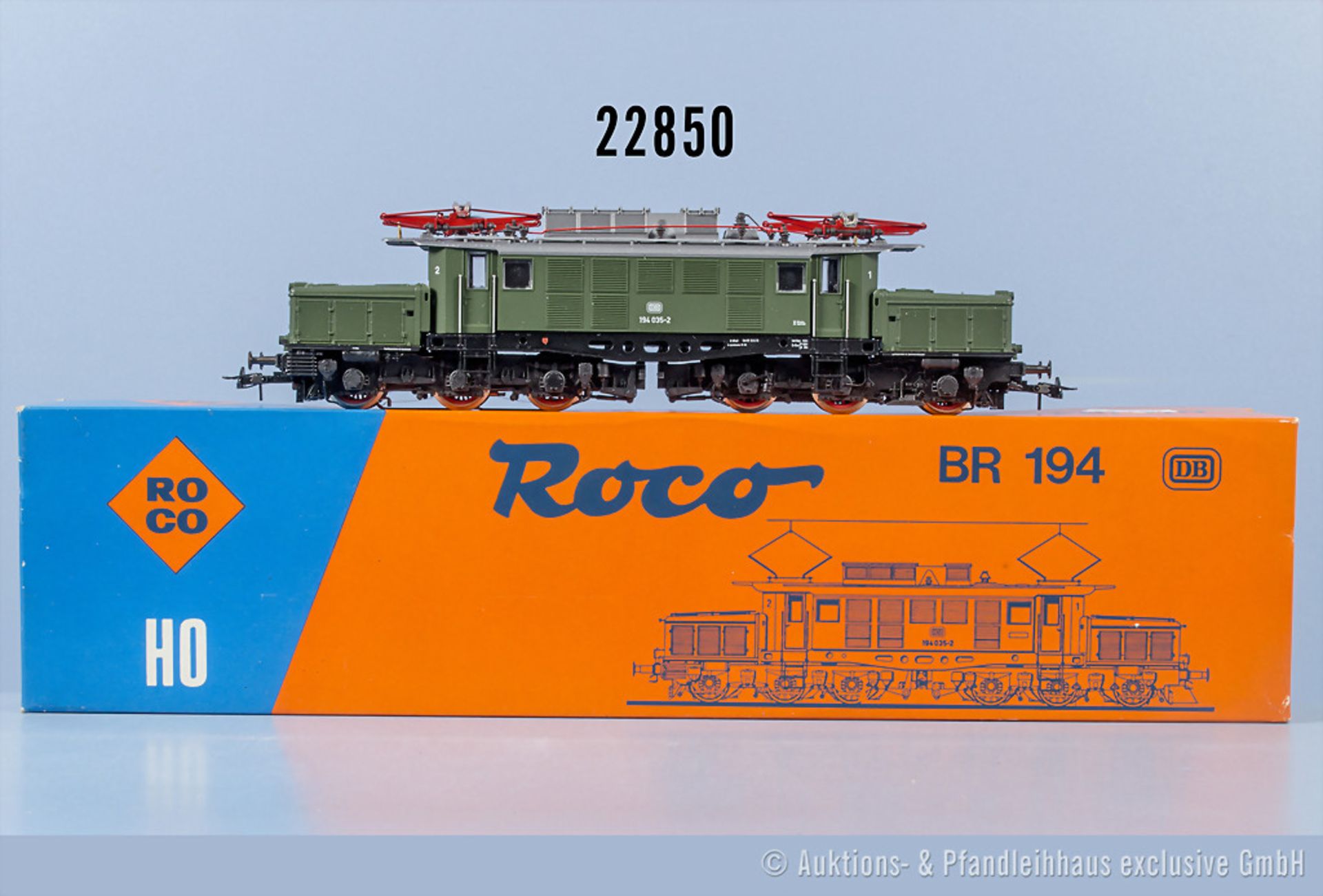 Roco H0 4168 E-Lok der DB, BN 194 035-2, Z 0-1, in OVP, ...