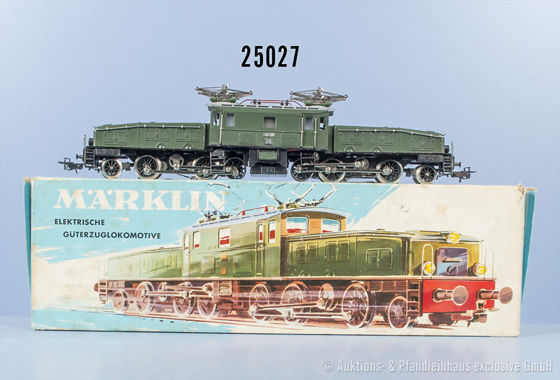 Märklin H0 3015 Typ 11 E-Lok Krokodil der SBB, Z 2, in OVP, mit kleinen Lackfehlern an ...