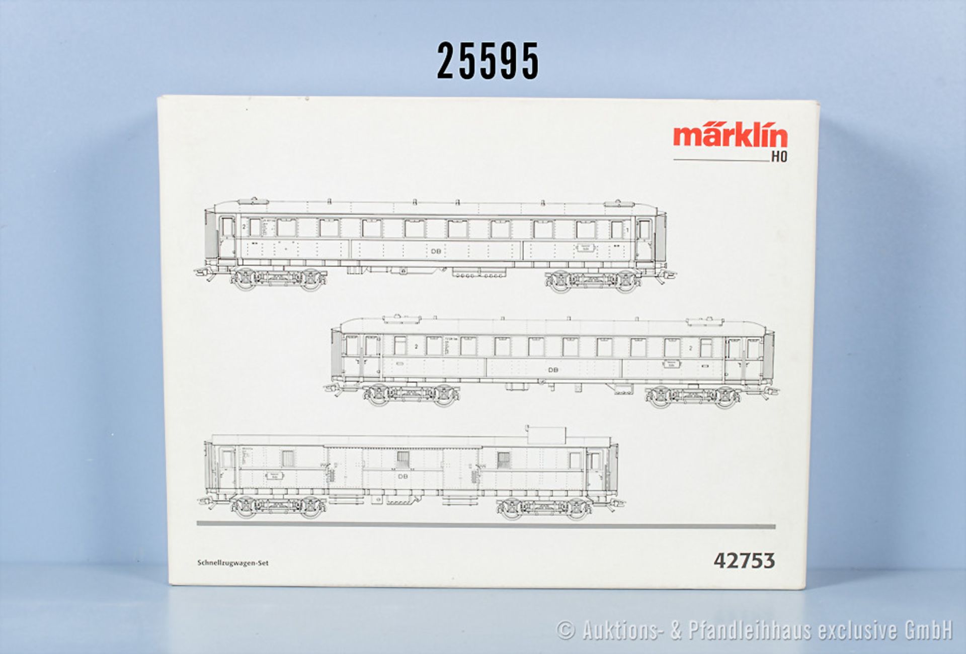 Märklin H0 42753 D-Zug Wagenset, Z 0-1, in ...