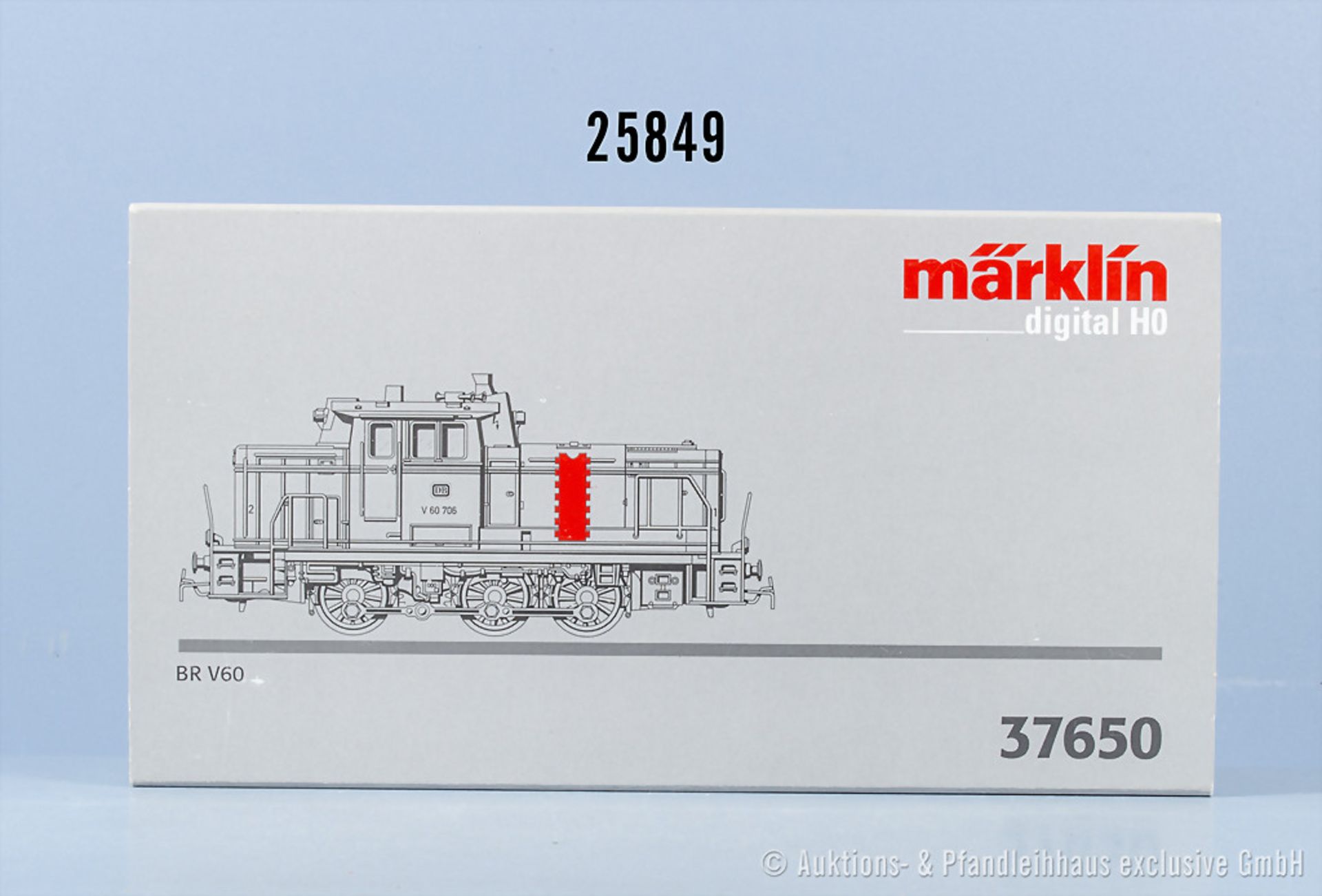 Märklin fx digital H0 37650 Diesellokder DB, BN V 60 706, Z 1 in ...