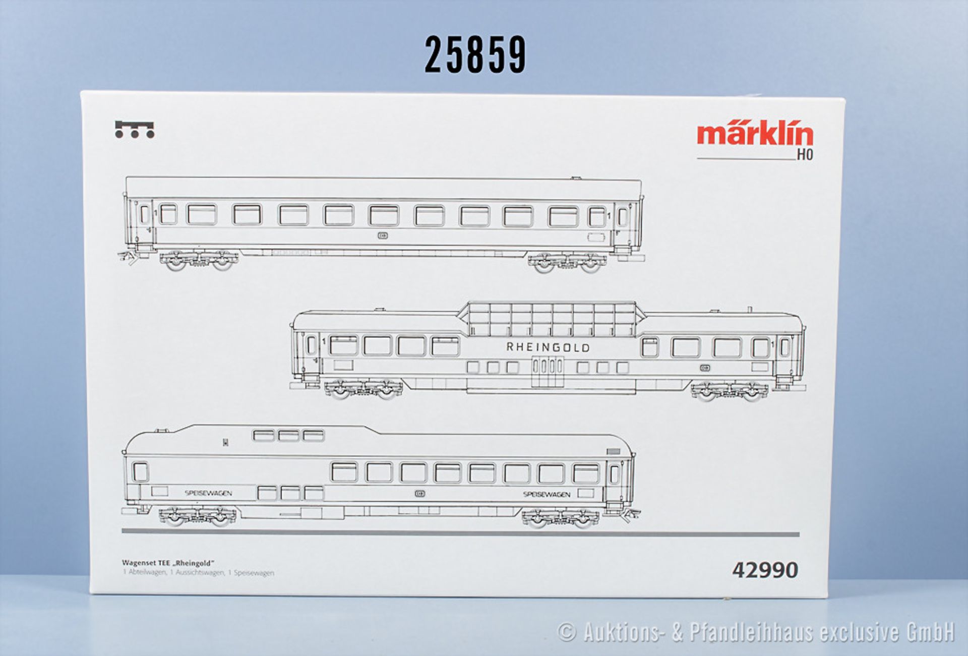 Märklin H0 42990 Wagenset "Rheingold", Z 0-1 in ...